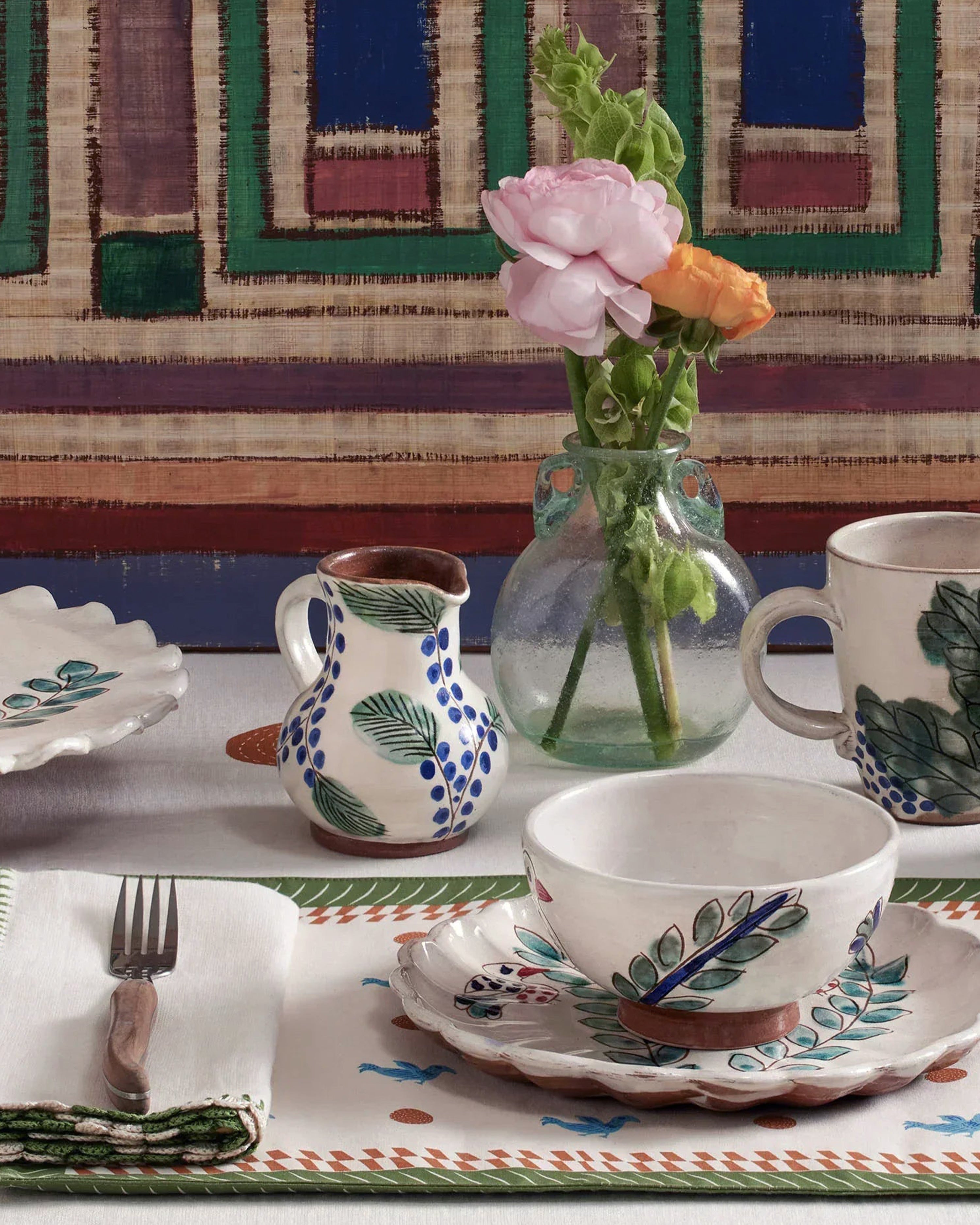 Dotty Vine Cream Jug