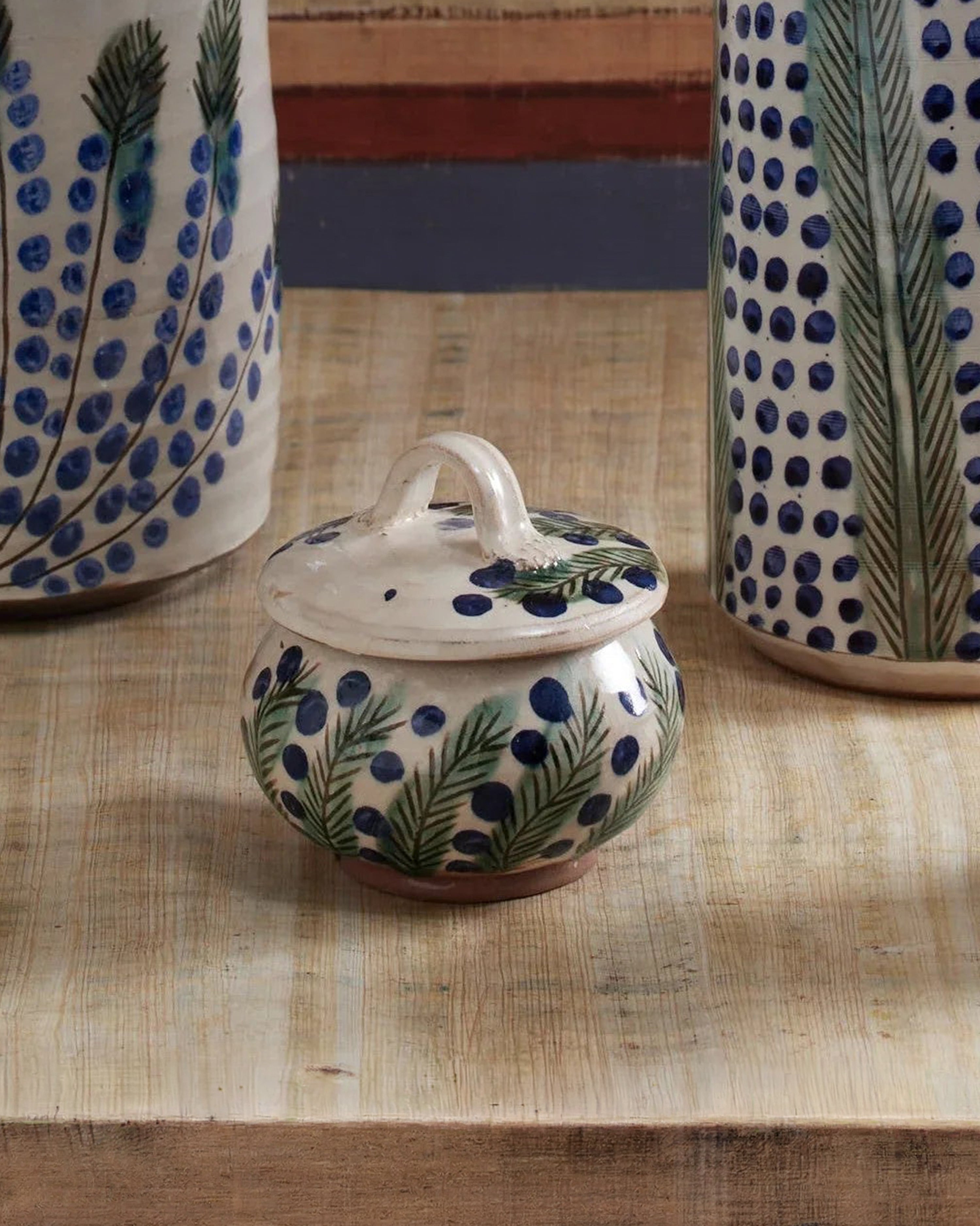 Dotty Vine Sugar Jar