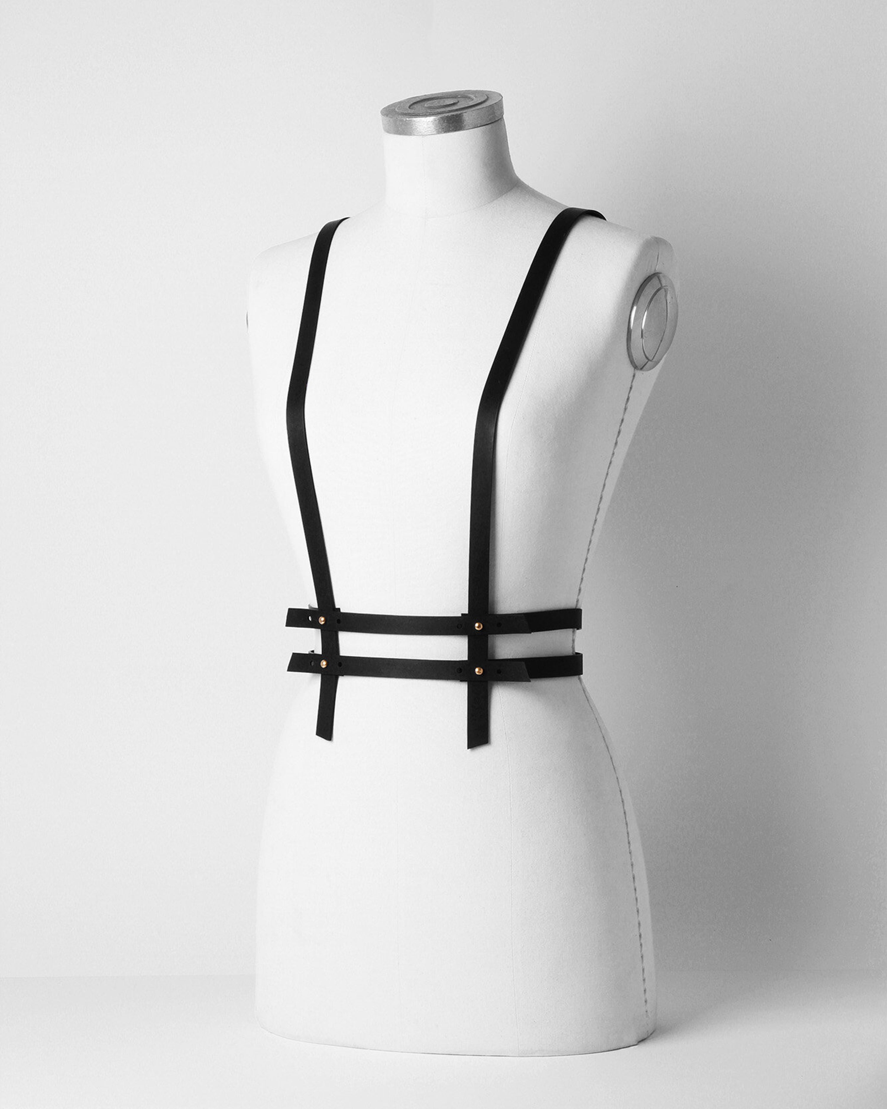 Double Strap Harness/Black Gold