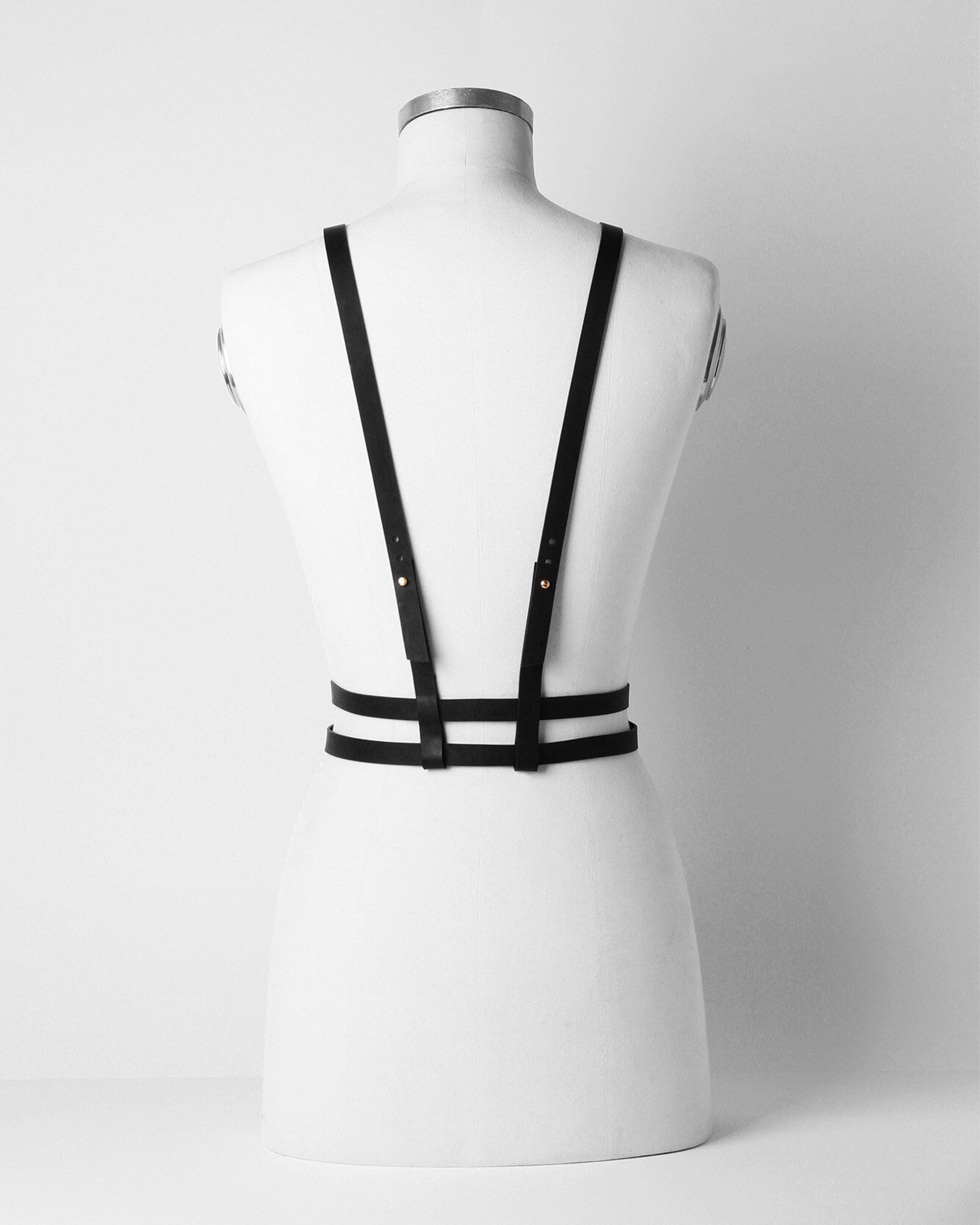 Double Strap Harness/Black Gold