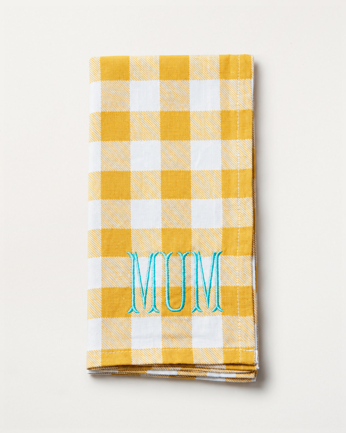 Embroidered Napkin Mum