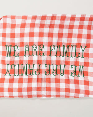 Embroidered Tablecloth/Family