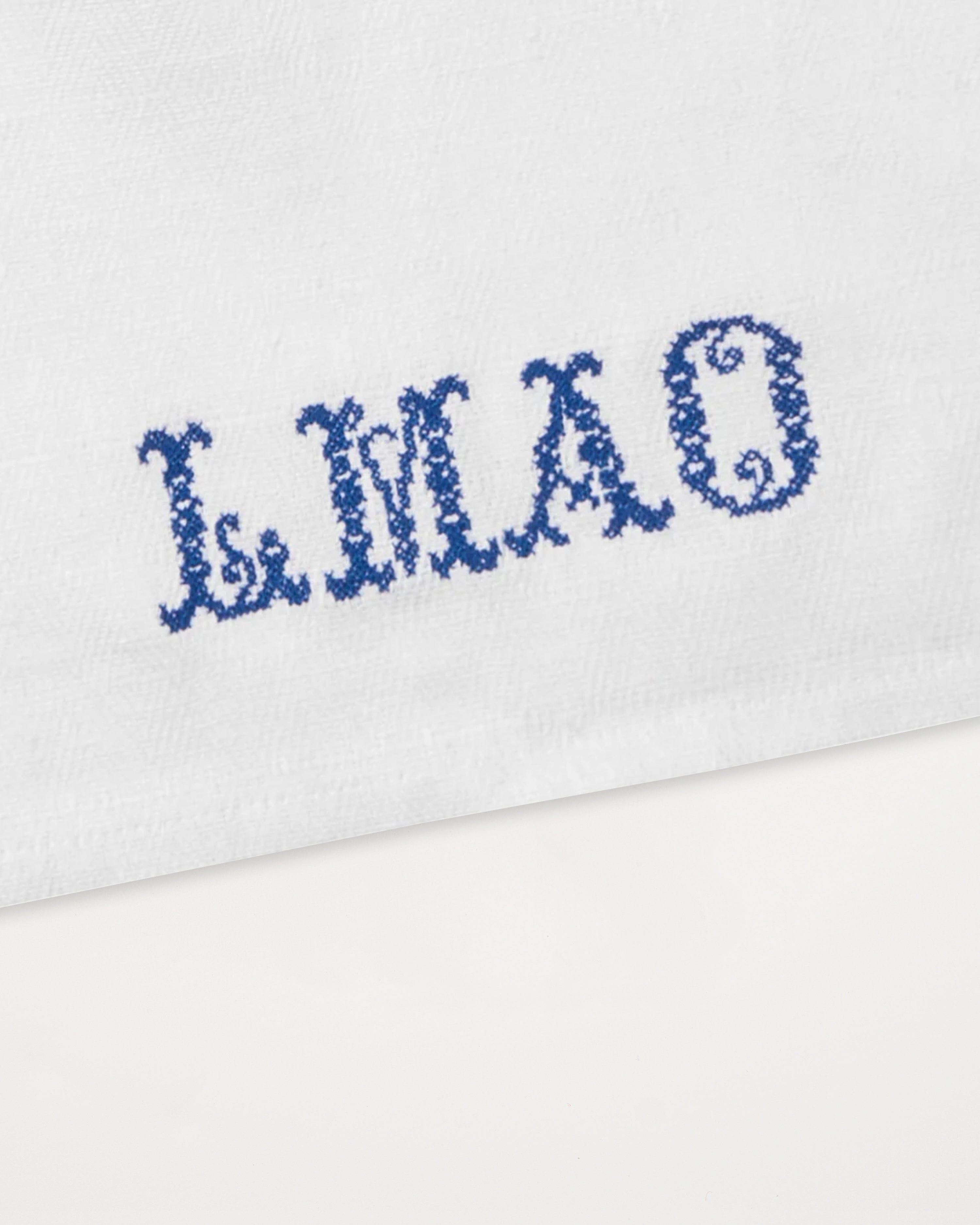 Embroidered Tea Towel LMAO