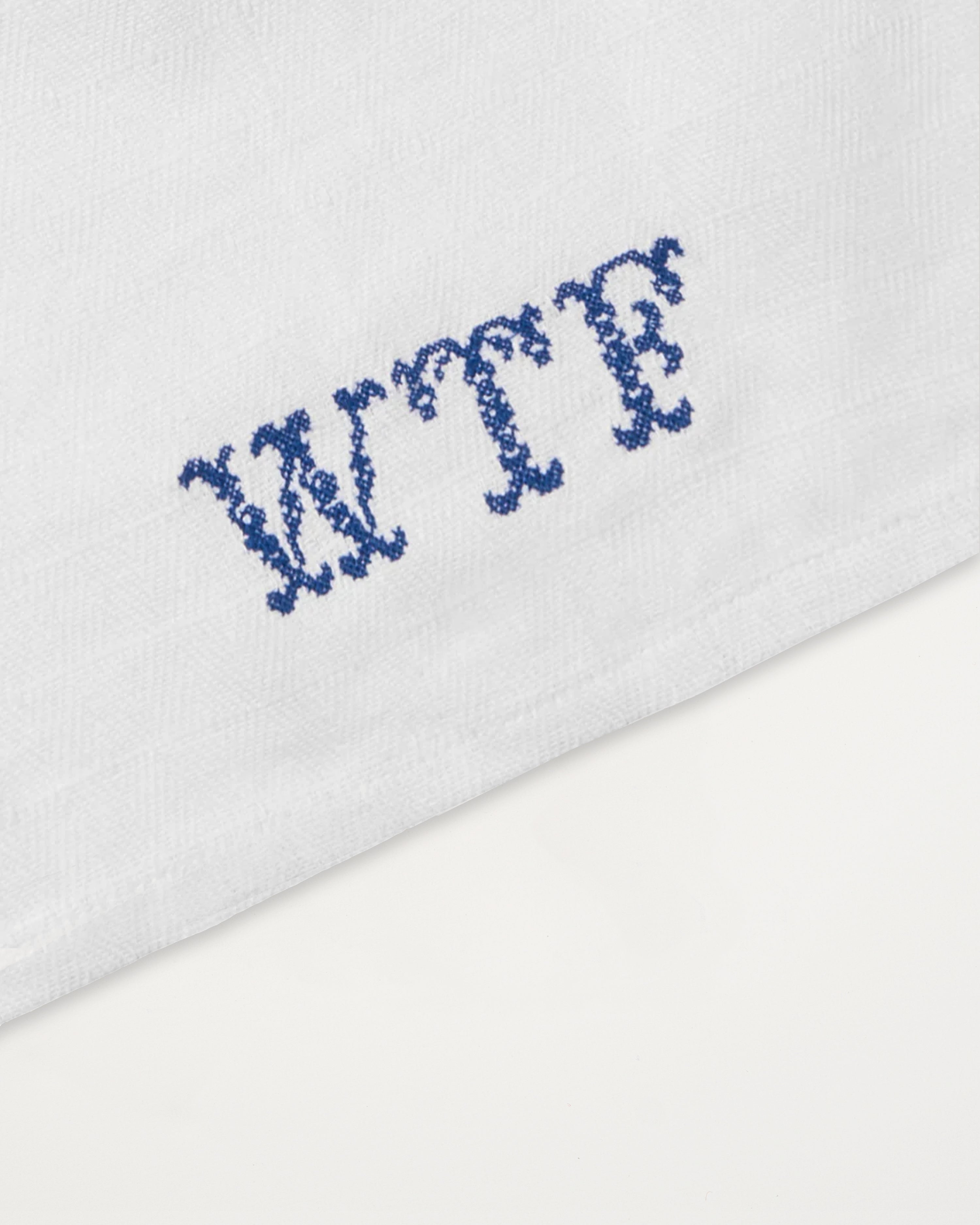 Embroidered Tea Towel WTF