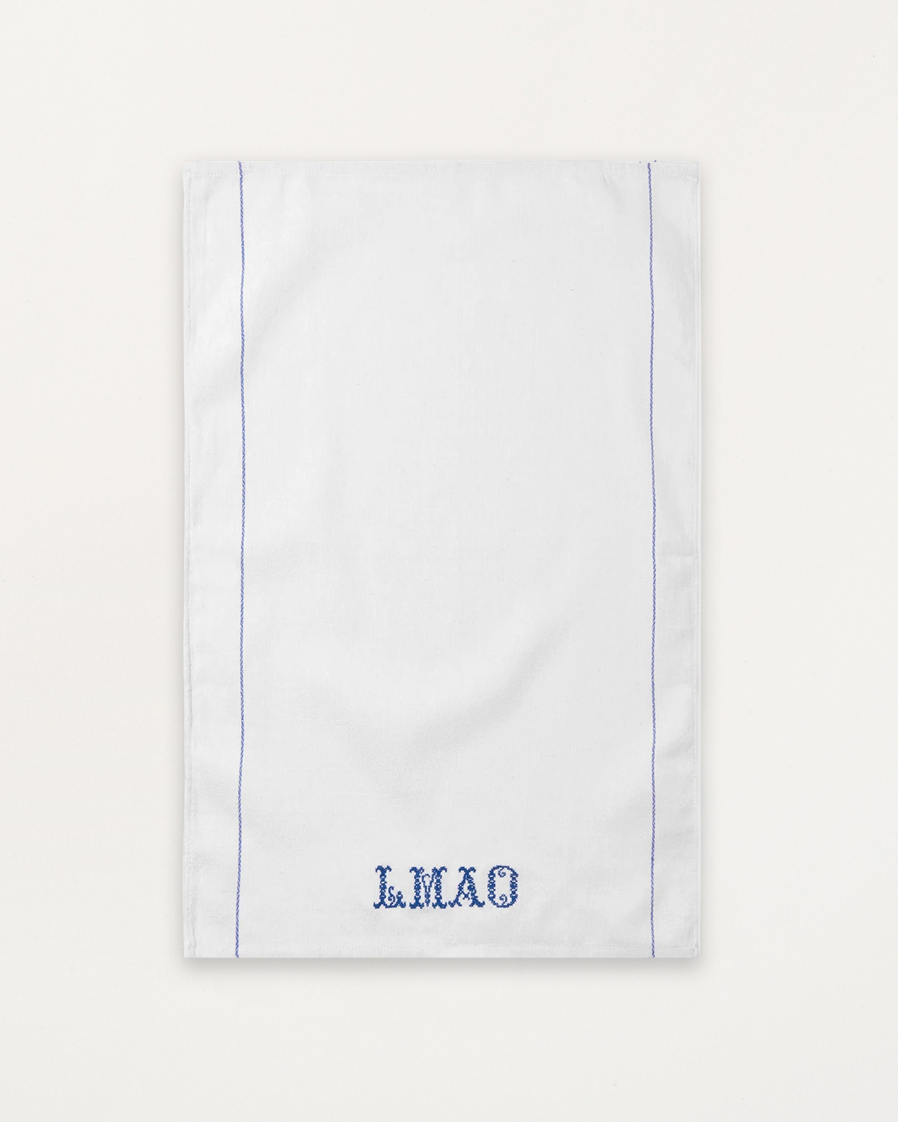 Embroidered Tea Towel LMAO
