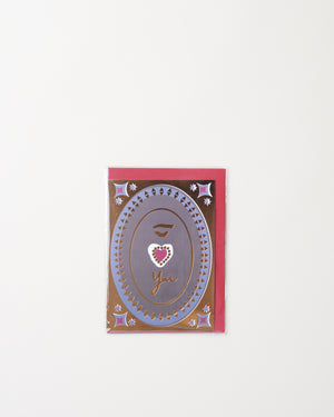 Eye Love You Gold Card