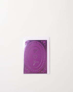 Eye Love You Pink Card