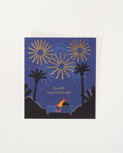 Fireworks Anniversary Card Ana Gaman