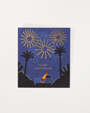 Fireworks Anniversary Card Ana Gaman