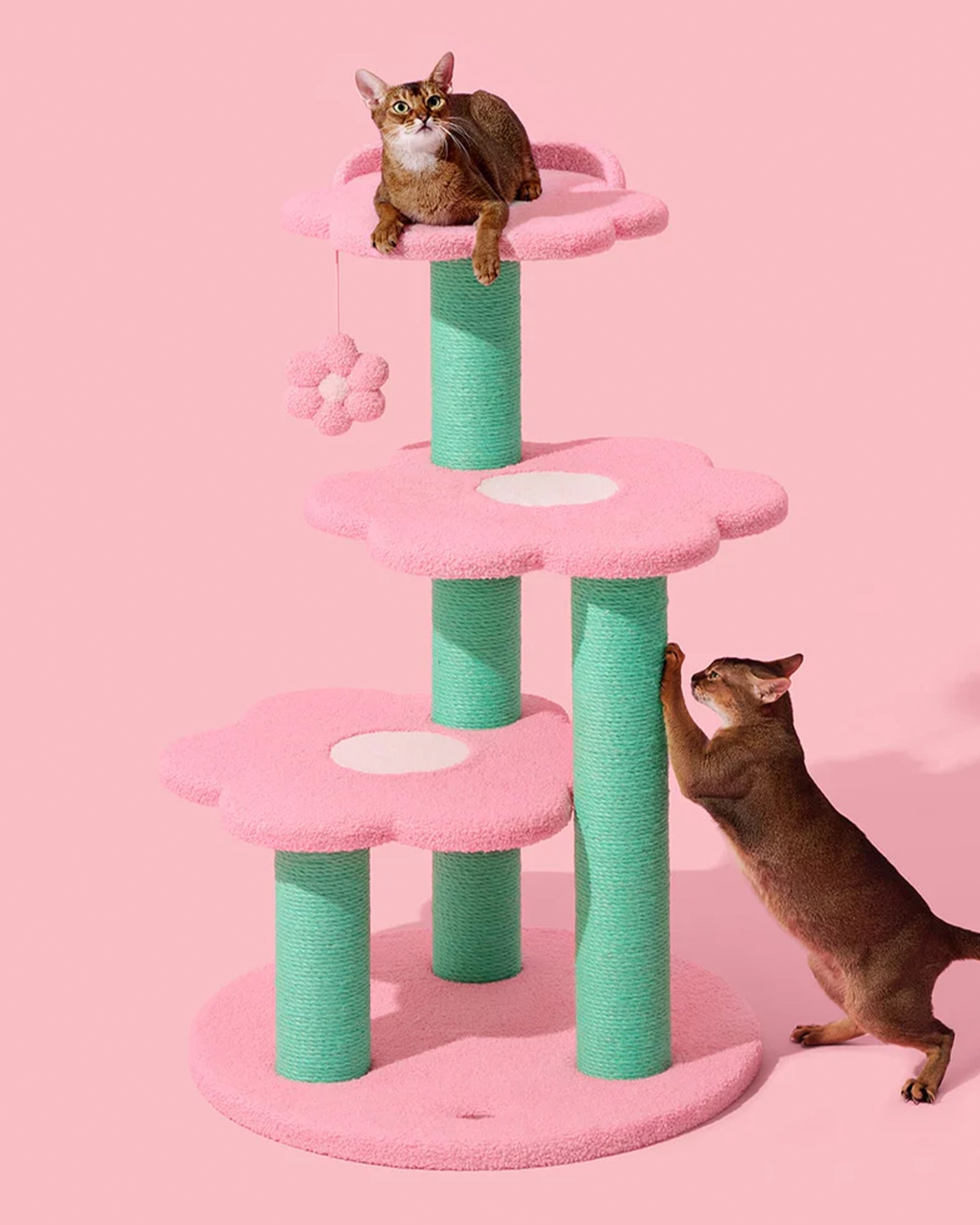 Flora Cat Climber Four Platforms