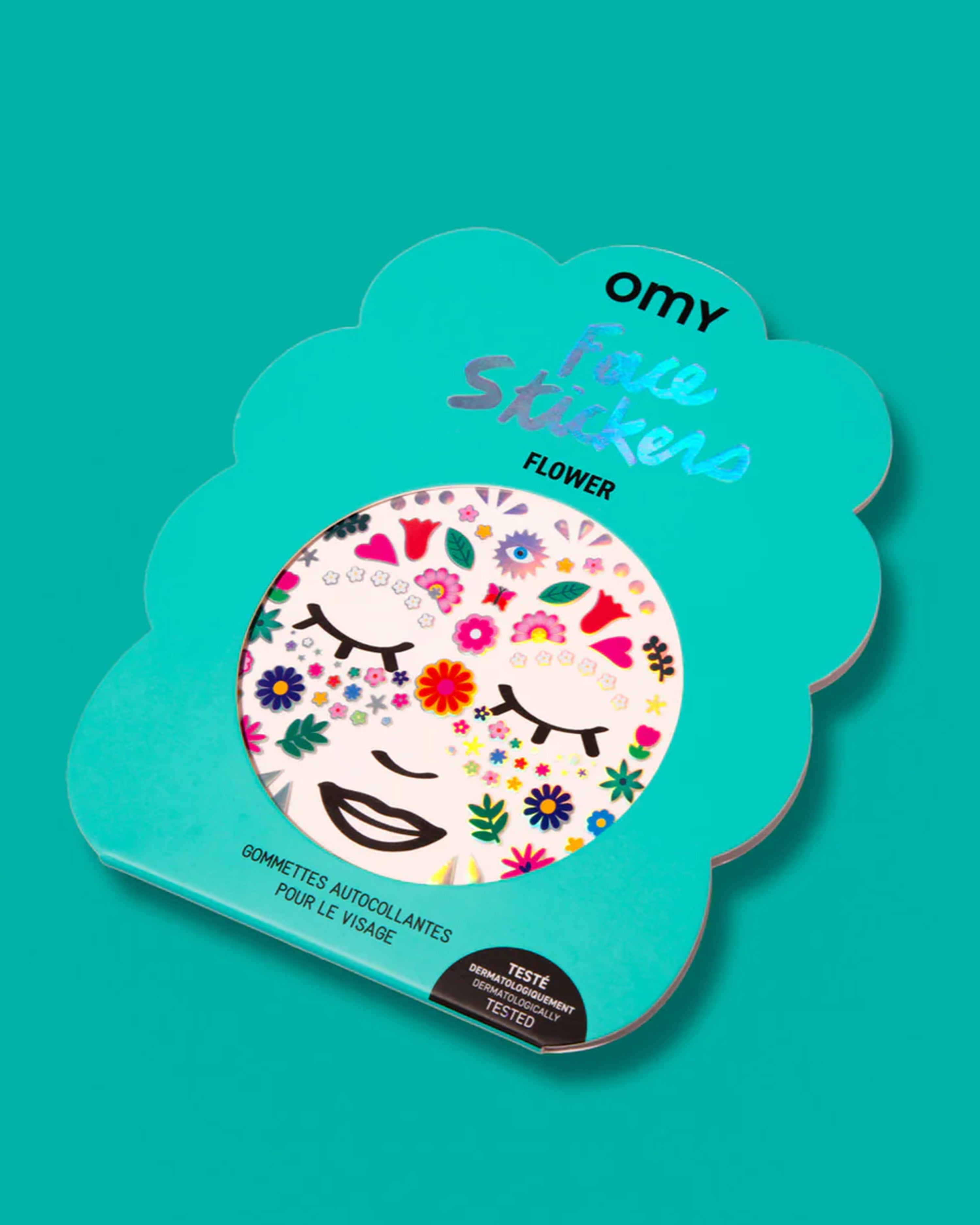 Flower Face Stickers