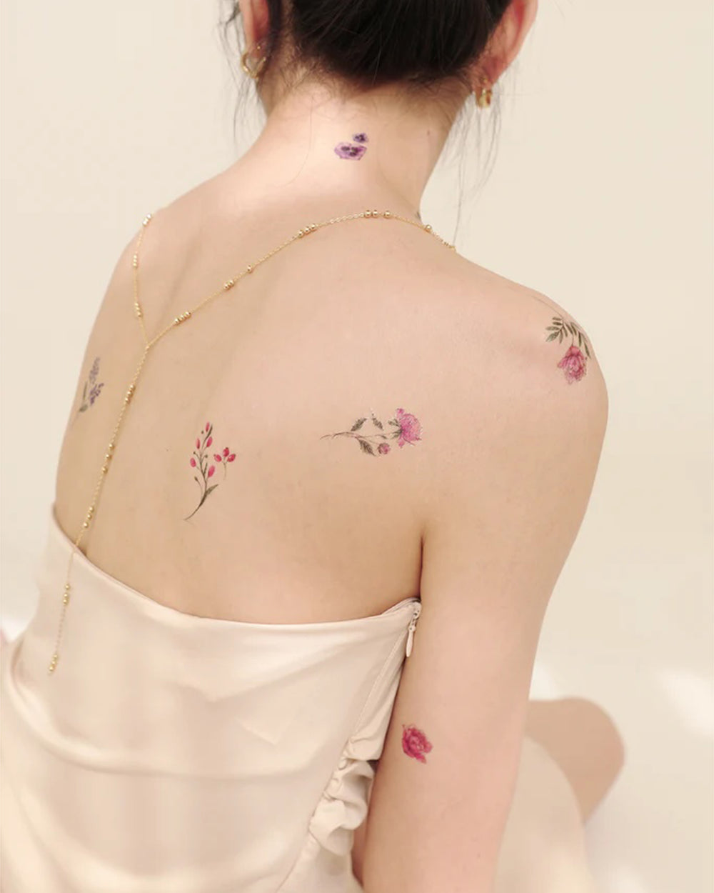 Flowers/Berries Temporary Tattoos