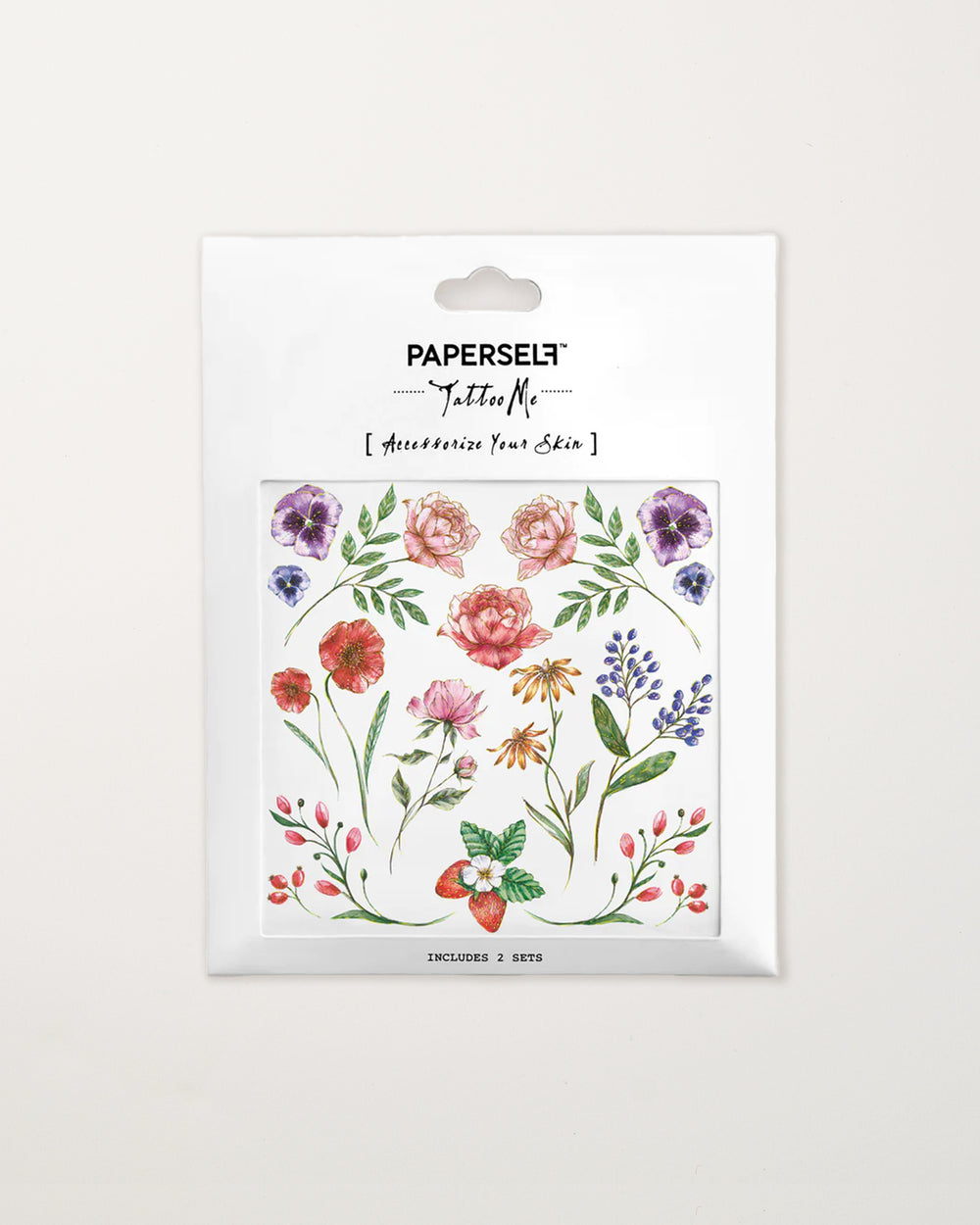 Flowers/Berries Temporary Tattoos