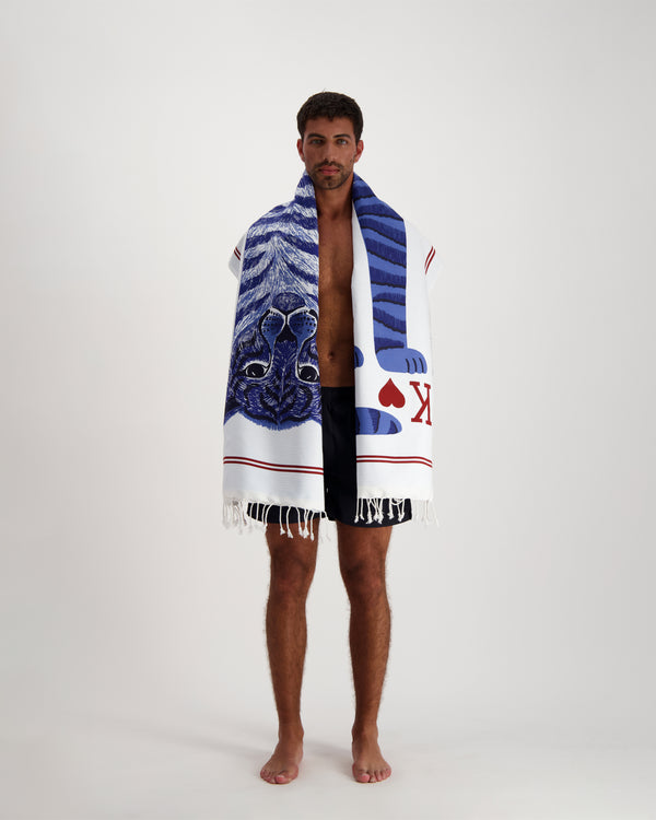 Fouta Towel 100 King Blue