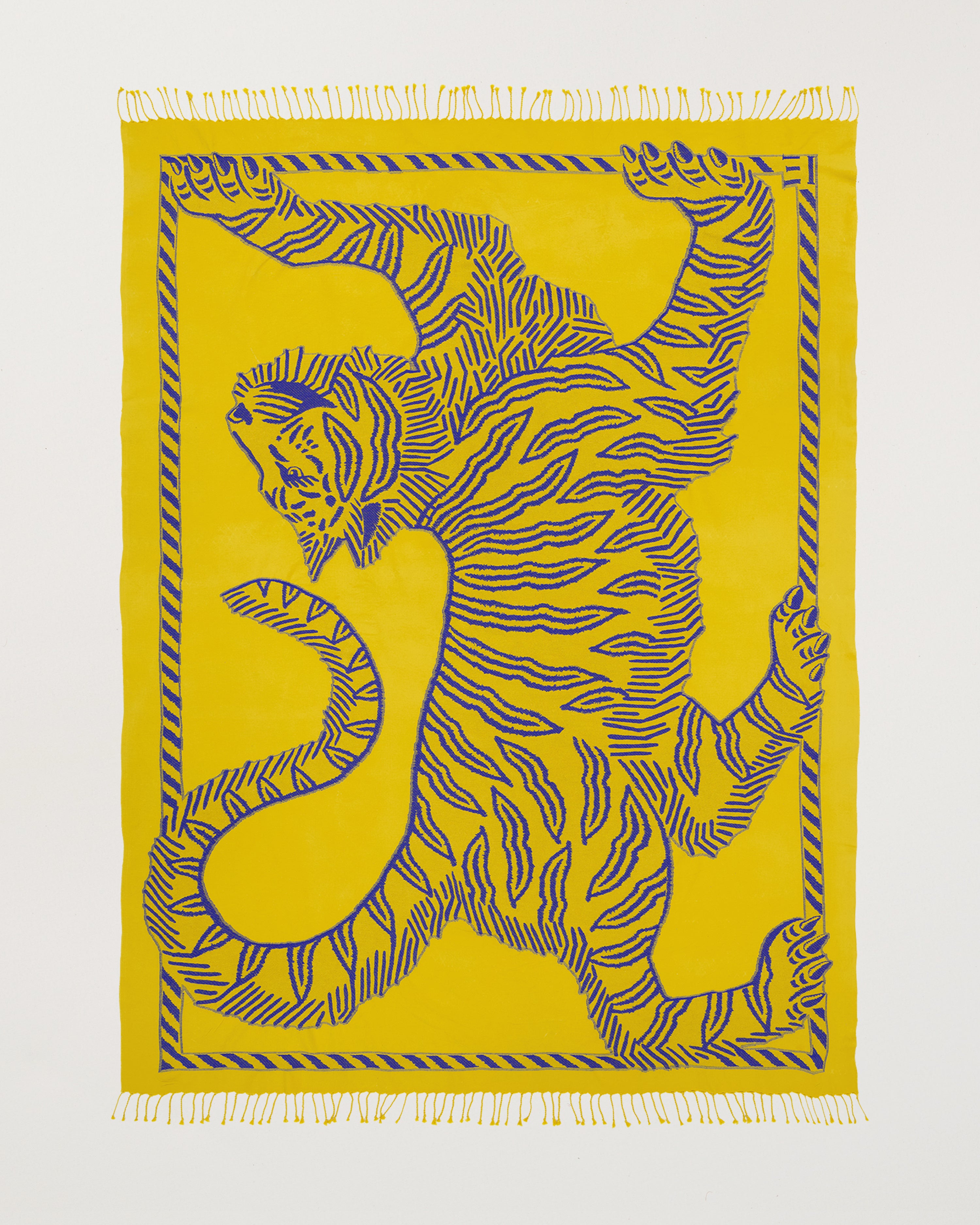 Fouta Towel 140 Mantra 3D Yellow