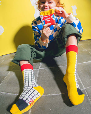 French Fries Kids Socks