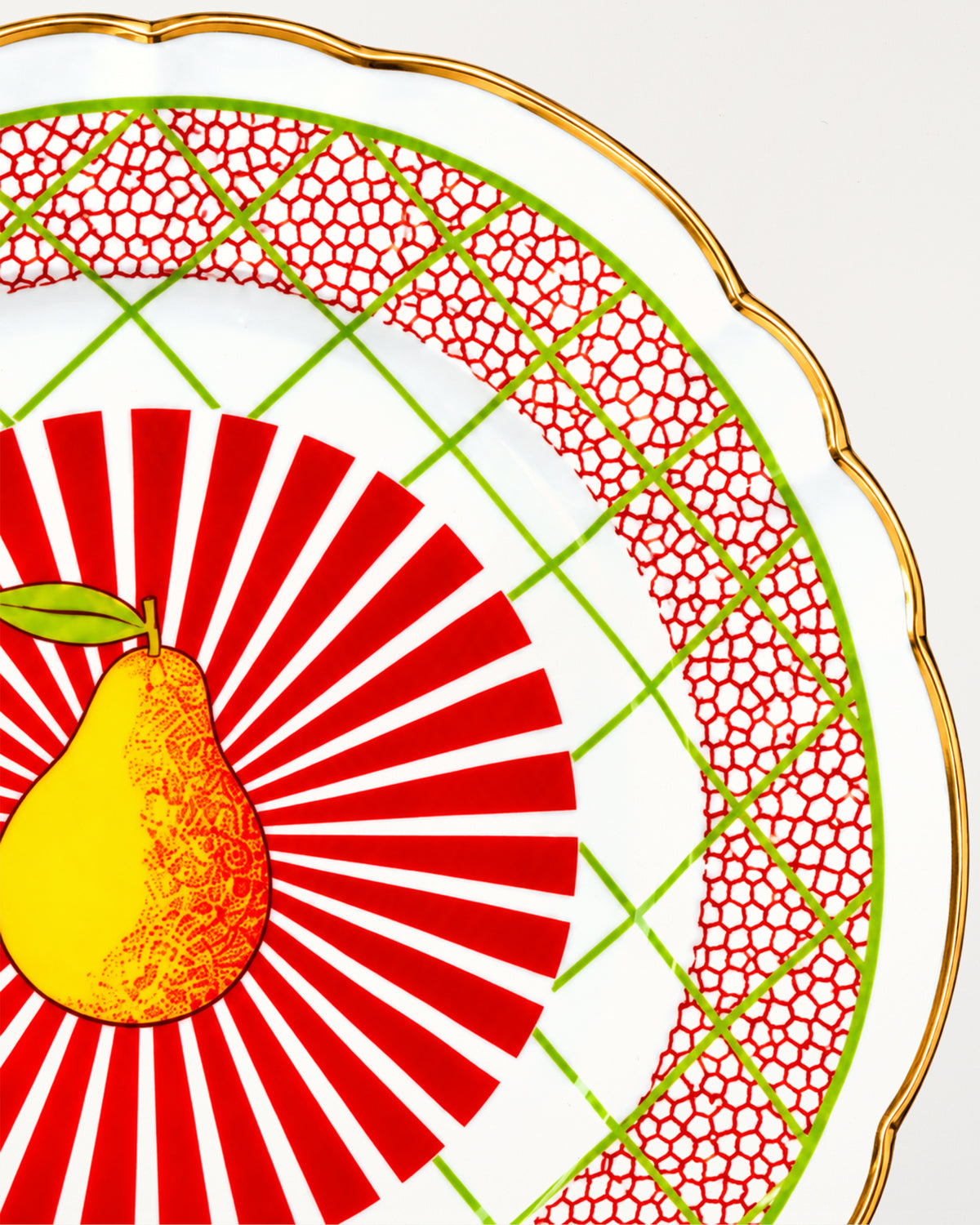 Fruit Plate Pear D20.5cm