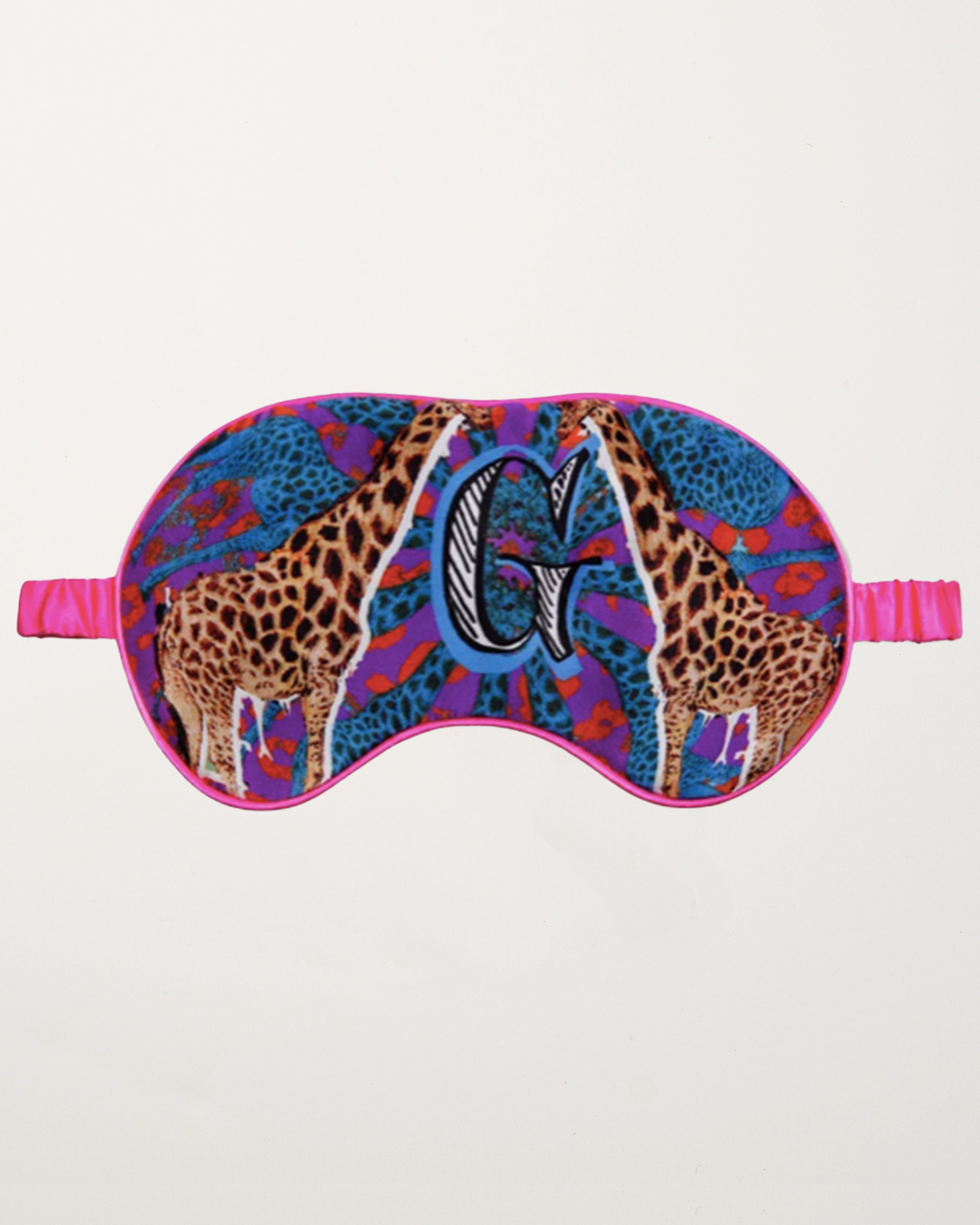 Silk Eye Mask/Giraffe