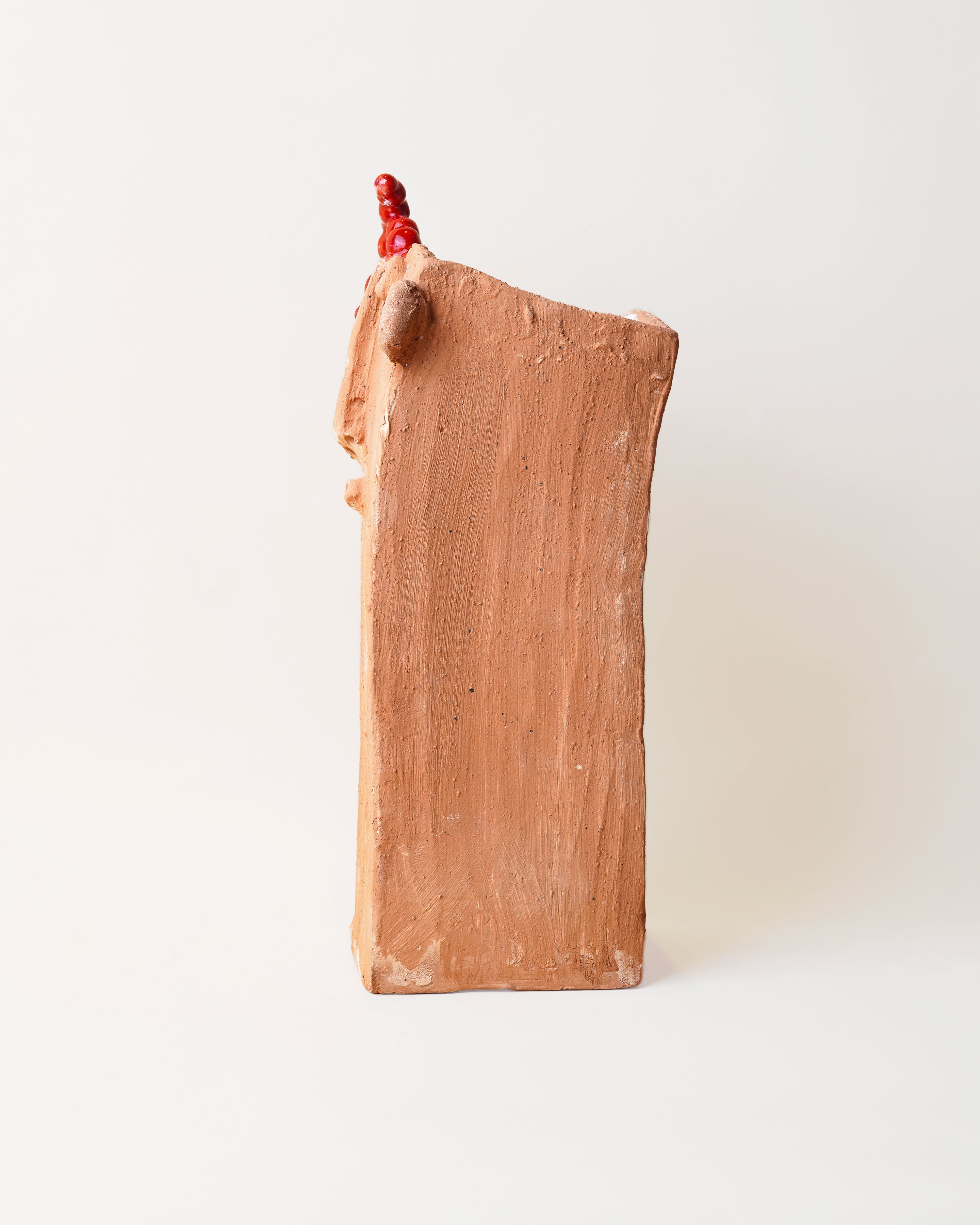 Galestro Square Terracotta Tall Vase