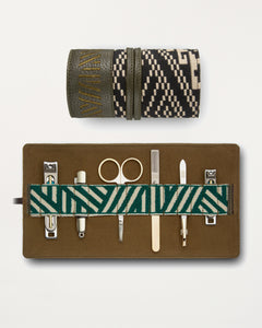 Gaucho Aztec Grooming Roll, Black and White