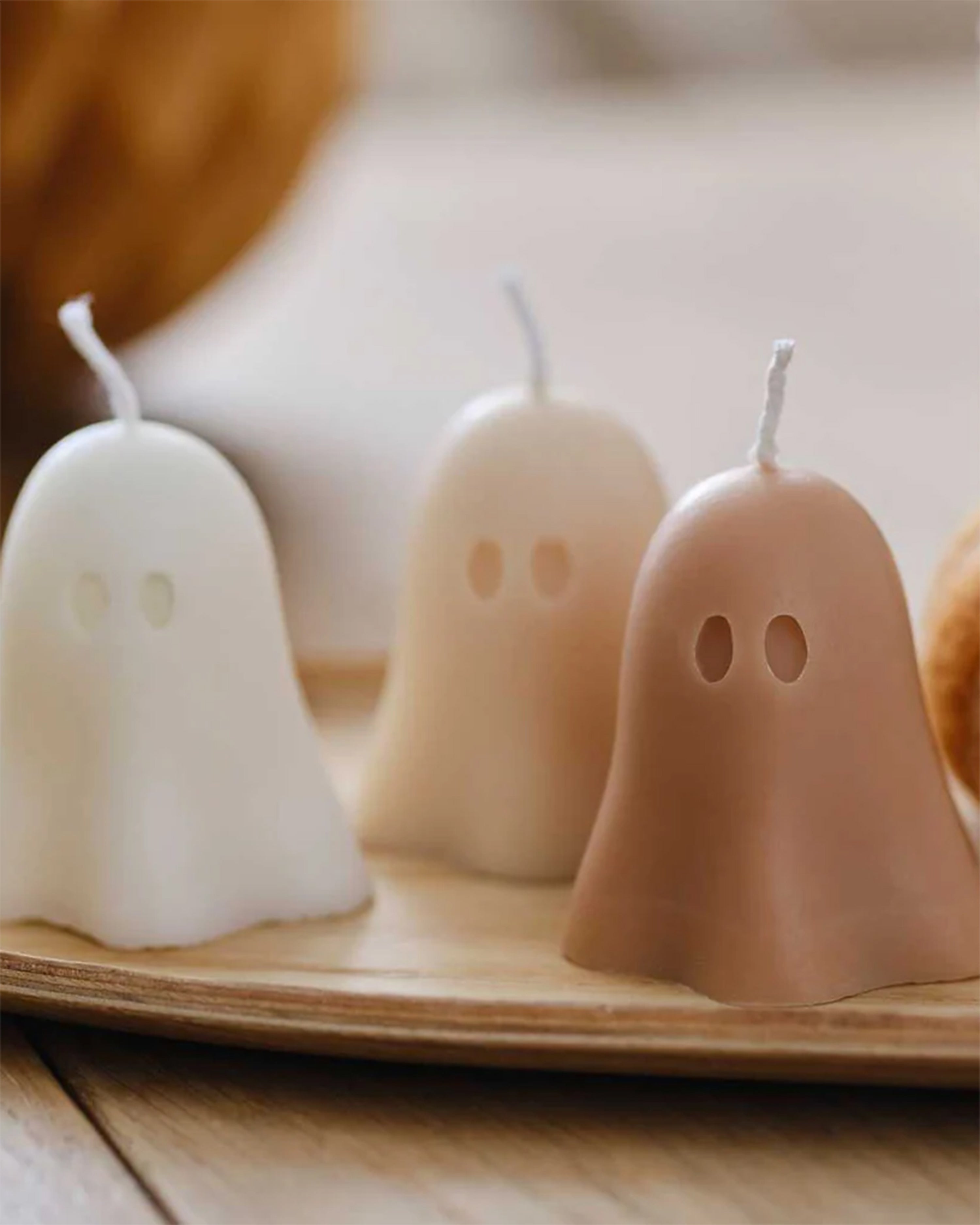 Ghost Halloween Candles