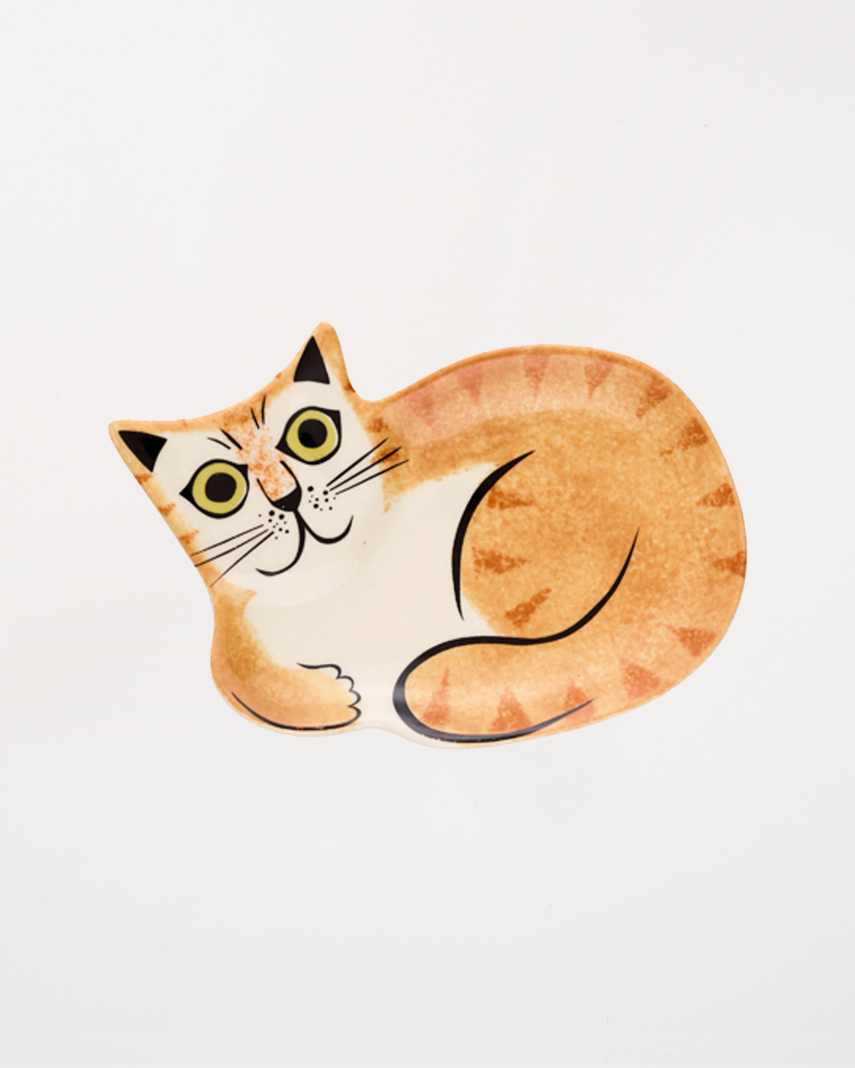 Ginger Tabby Cat Trinket Dish