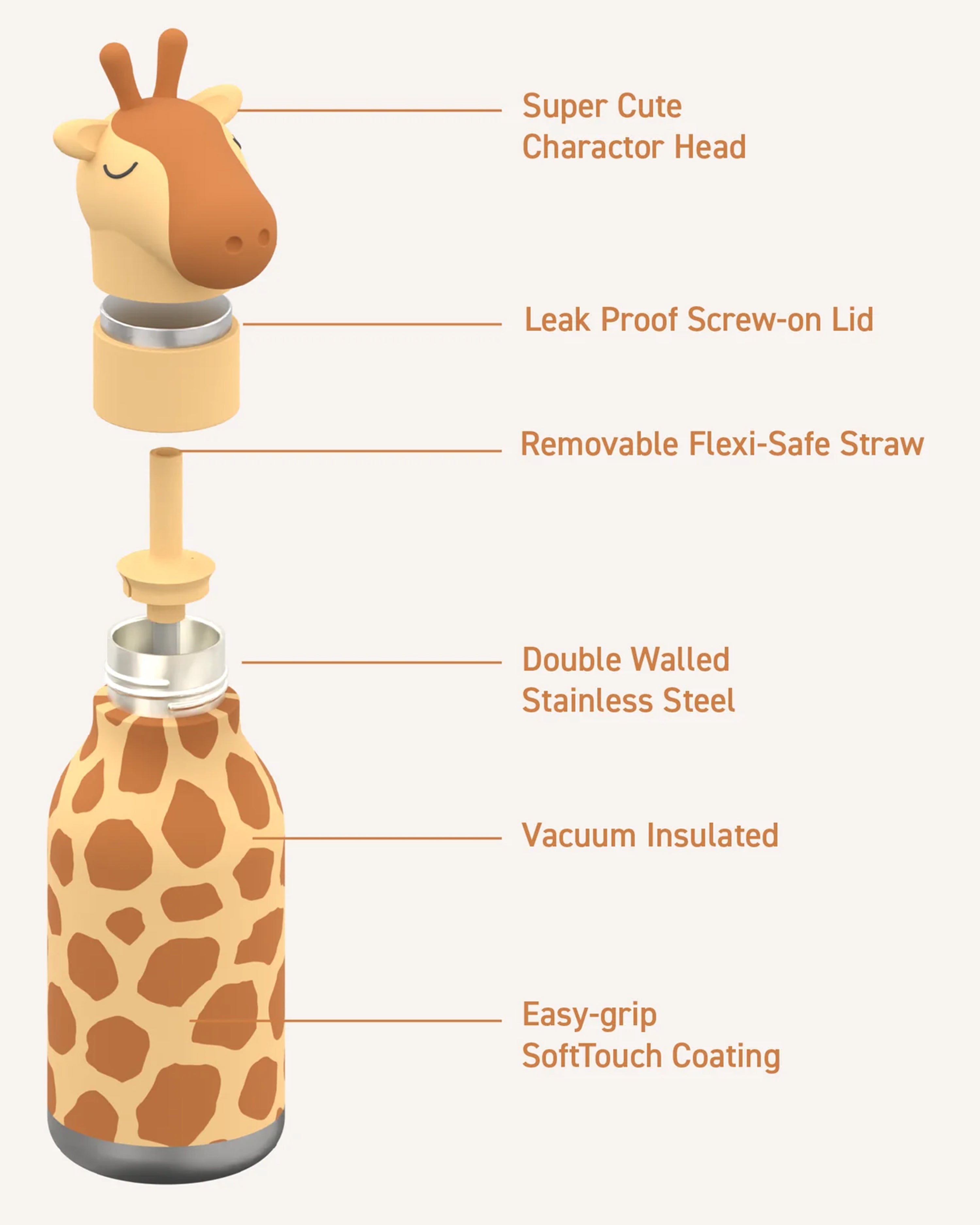 Giraffe Bestie Bottle
