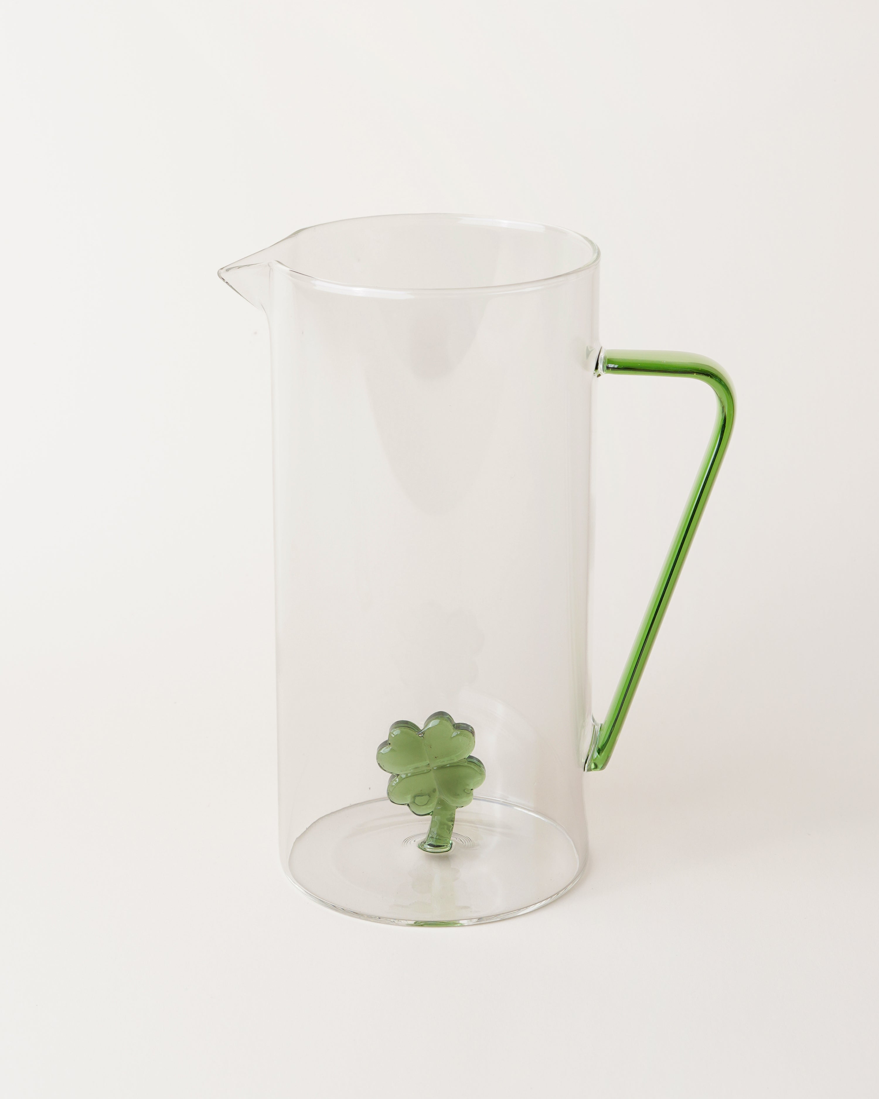 Glass Carafe Four-leaf Clover