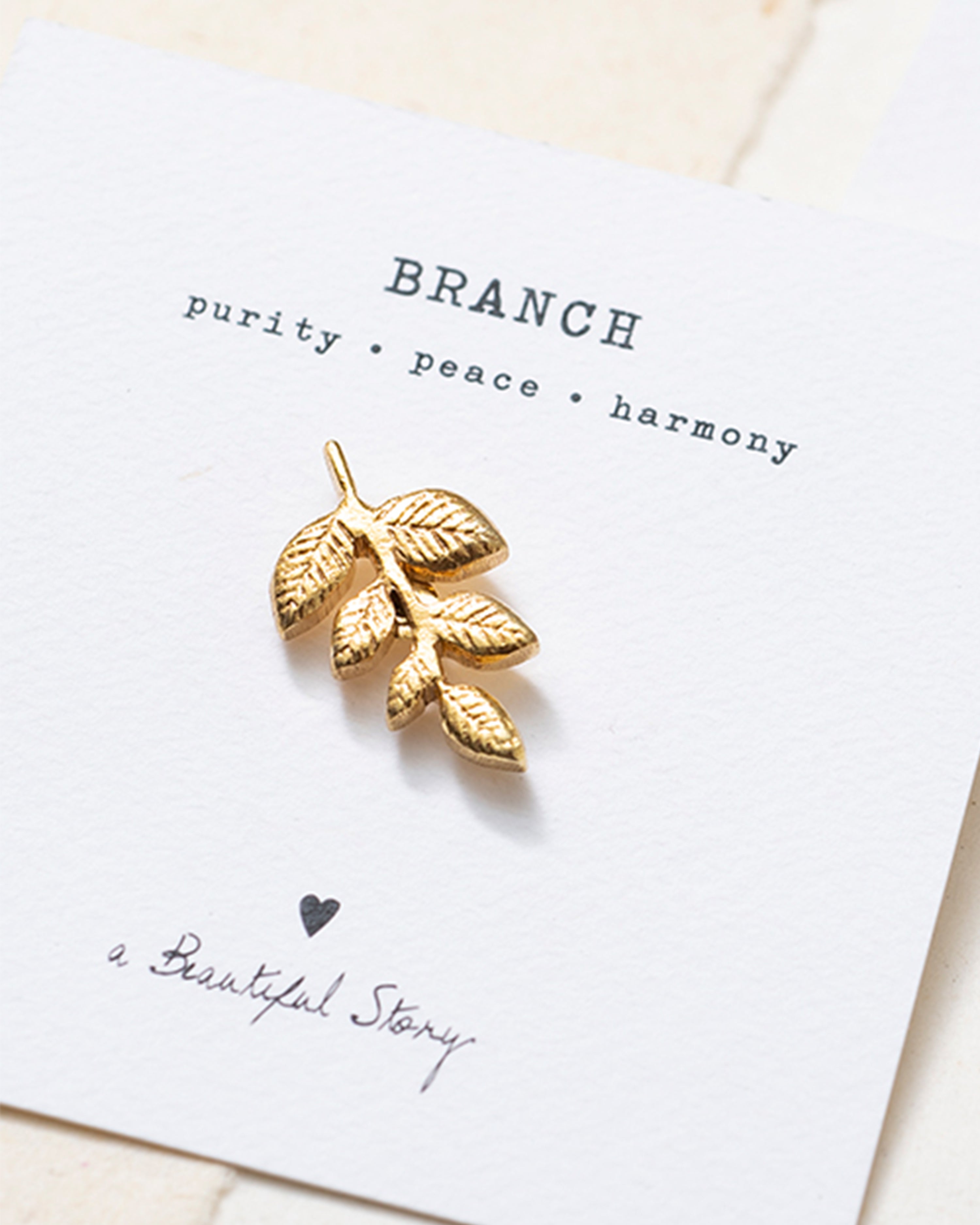 Gold Brooch Branch