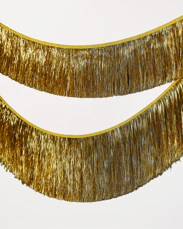 Gold Christmas Tinsel Garland Decoration