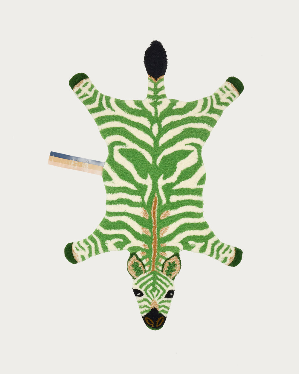 Grassy Zebra Rug Small