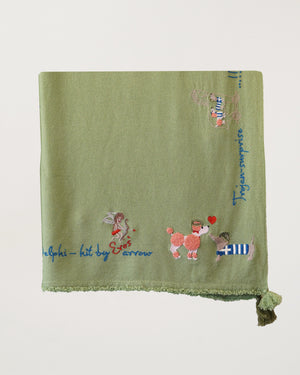 Greece Holiday Shawl Mistletoe
