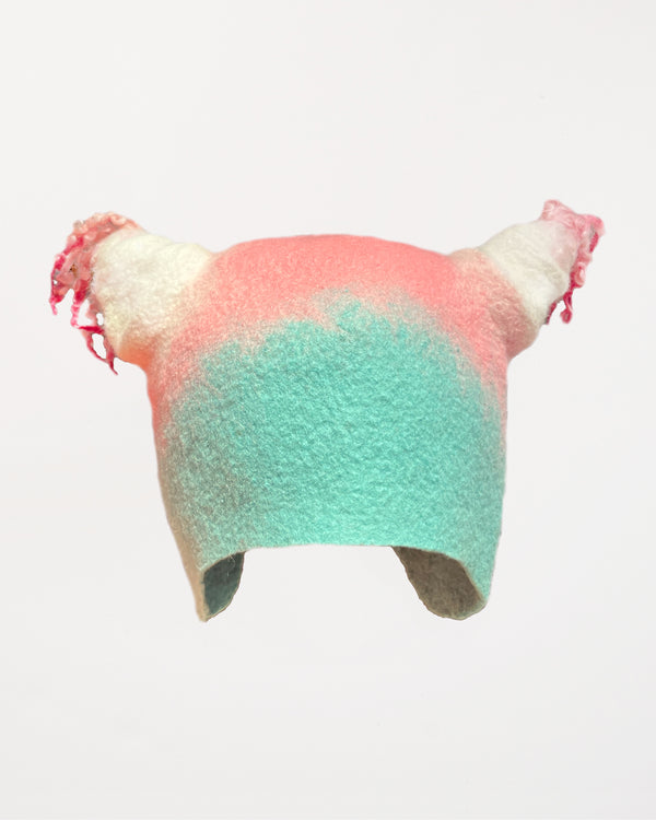 Green Curly Hat 48-50cm
