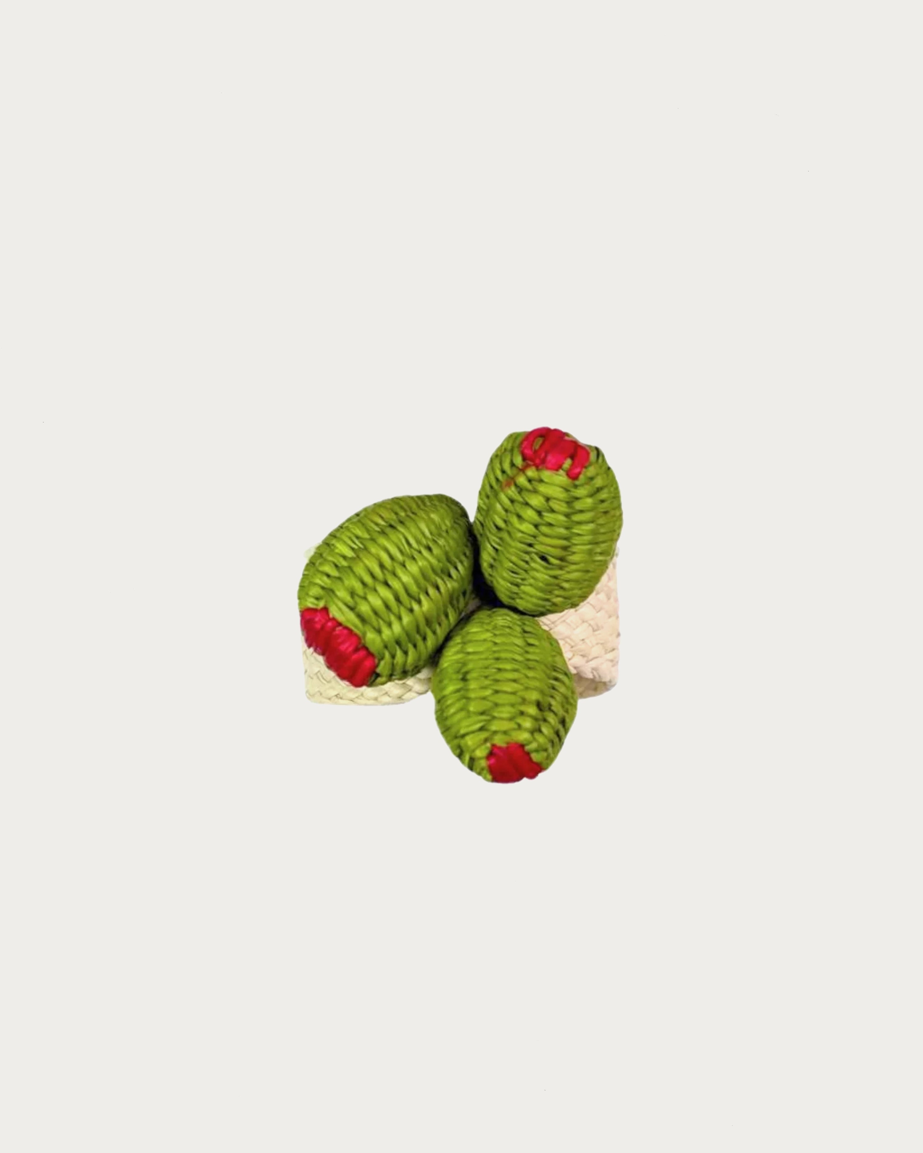 Green Olives Napkin Ring