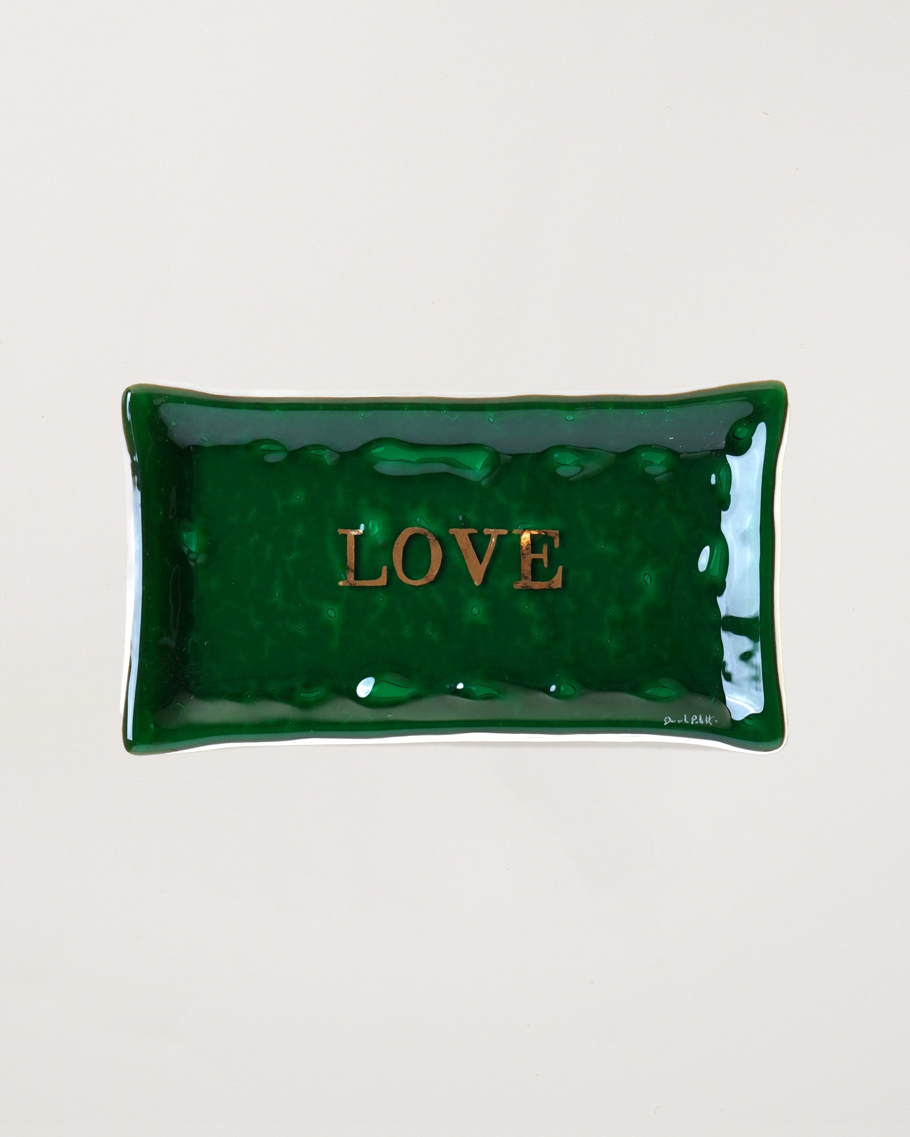 Green 'Love' Tray