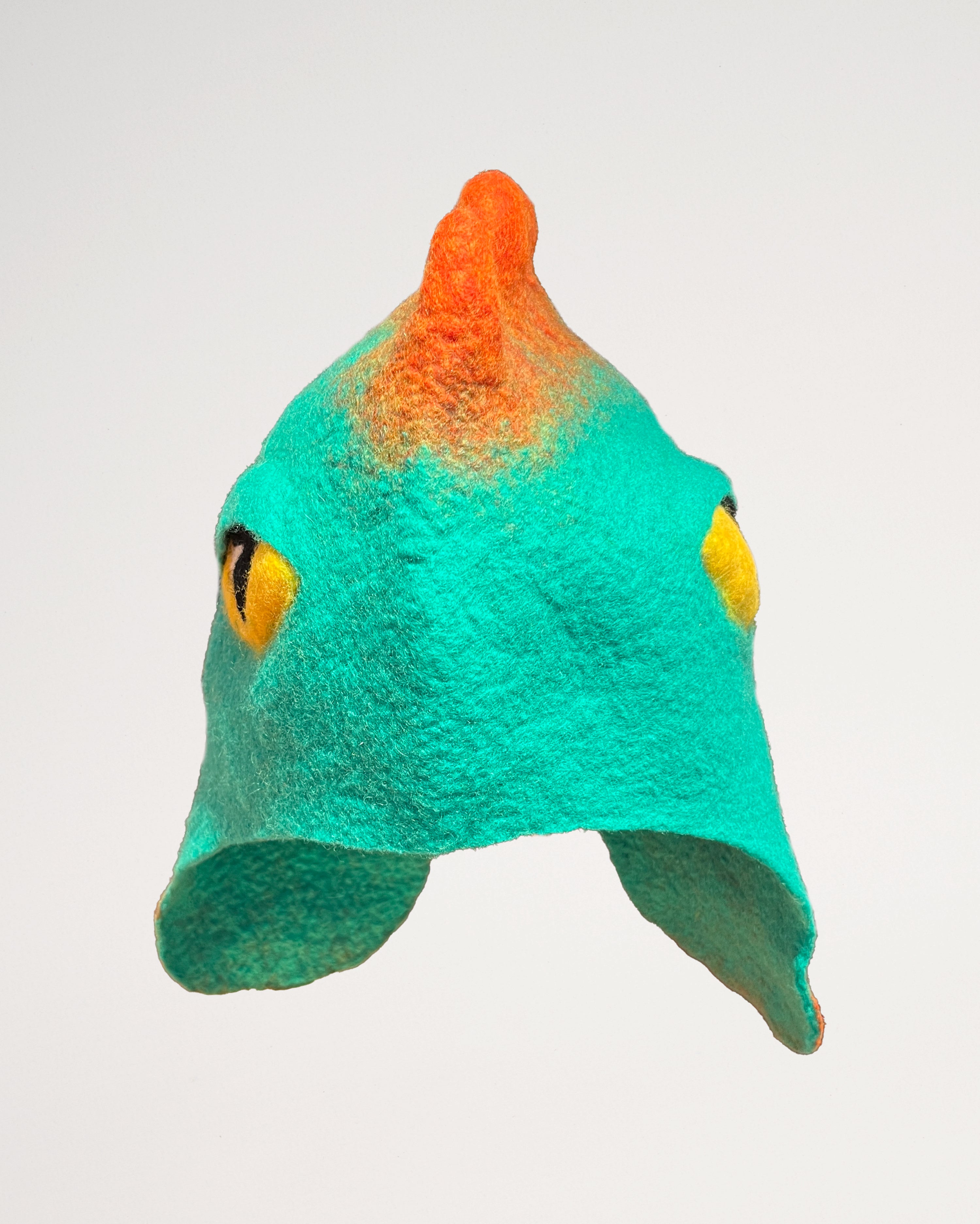 Green & Orange Dragon Hat 50-52cm