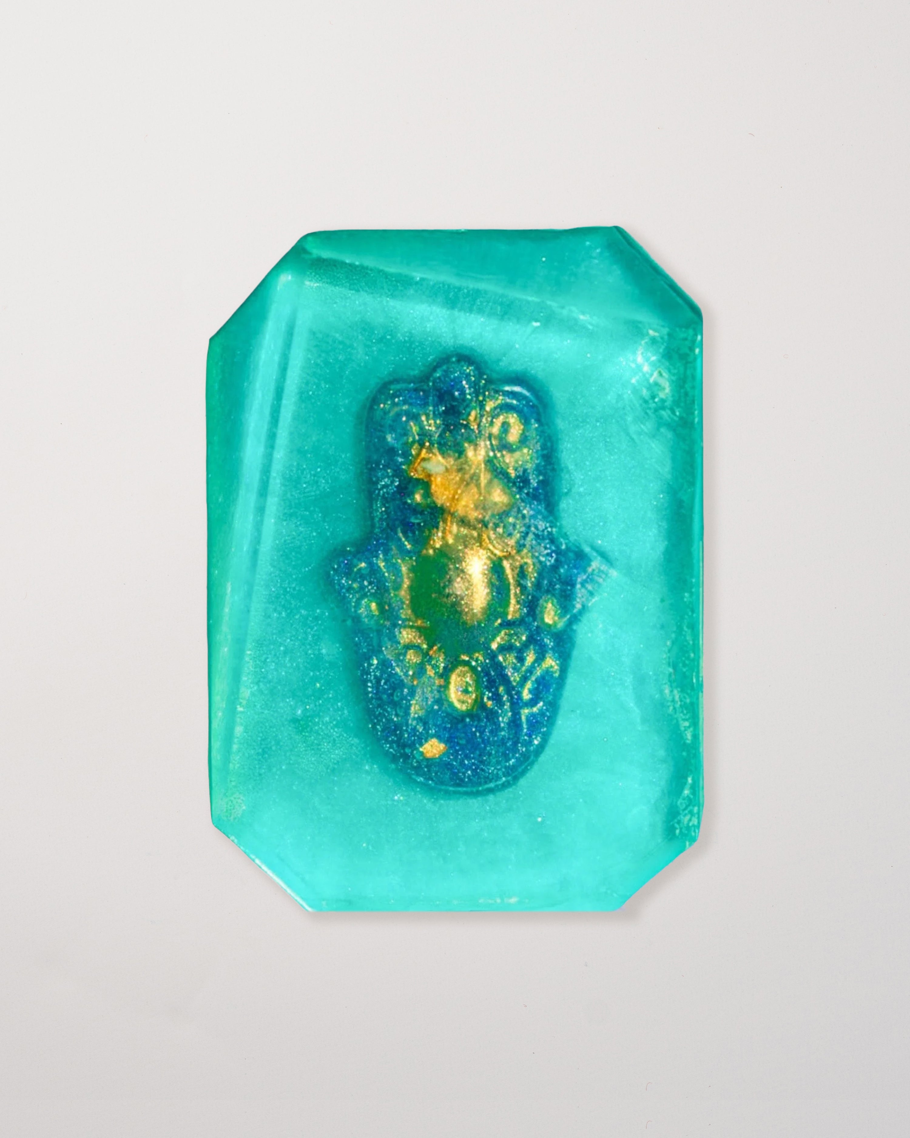 Hamsa Hand 4oz Crystal Infused Soap