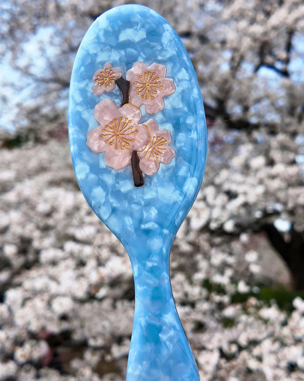 Hand-painted Cherry Blossom Amazing Hair Day Brush Eco-Friendly