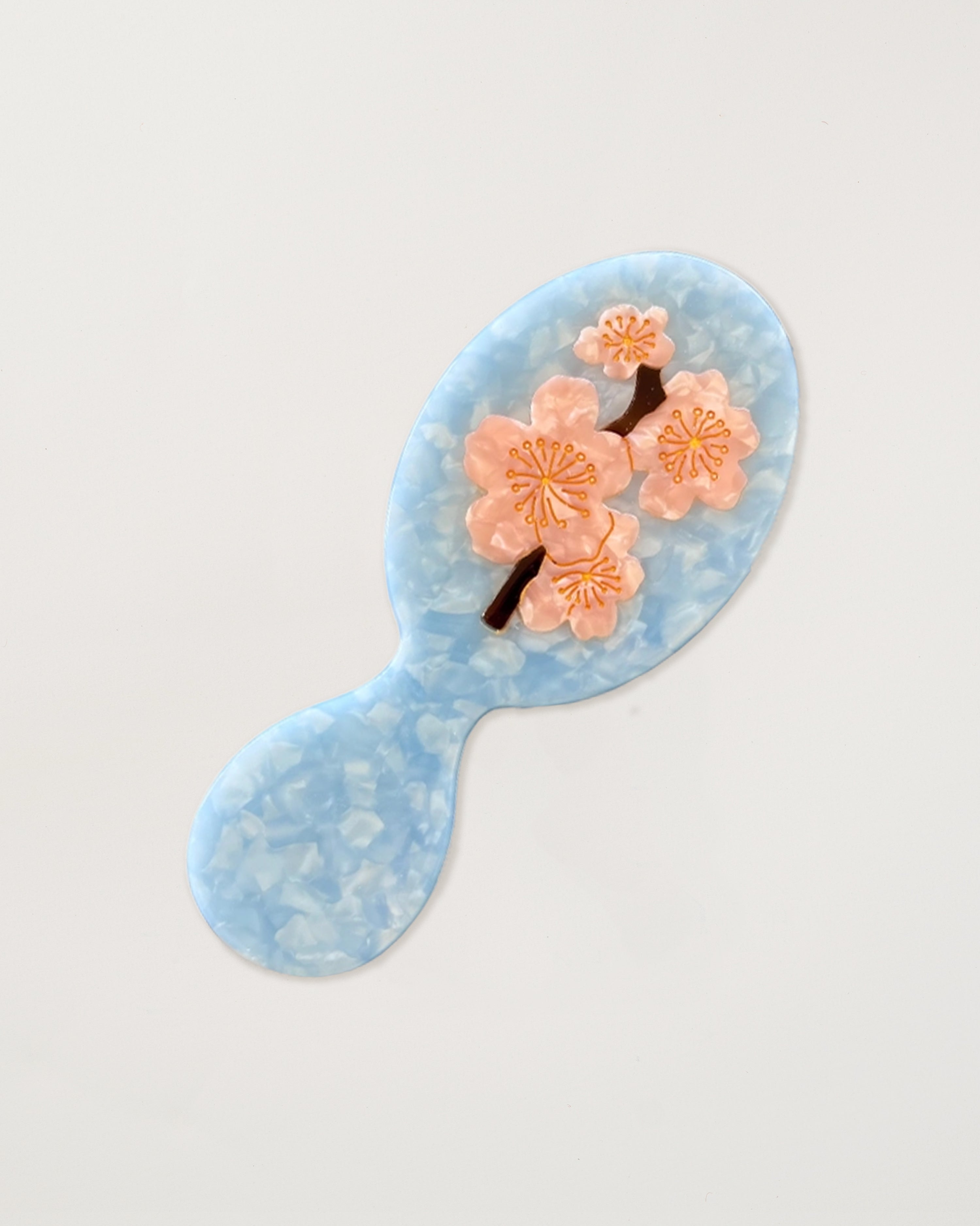 Hand-painted Cherry Blossom Handbag Hero Brush Eco-Friendly