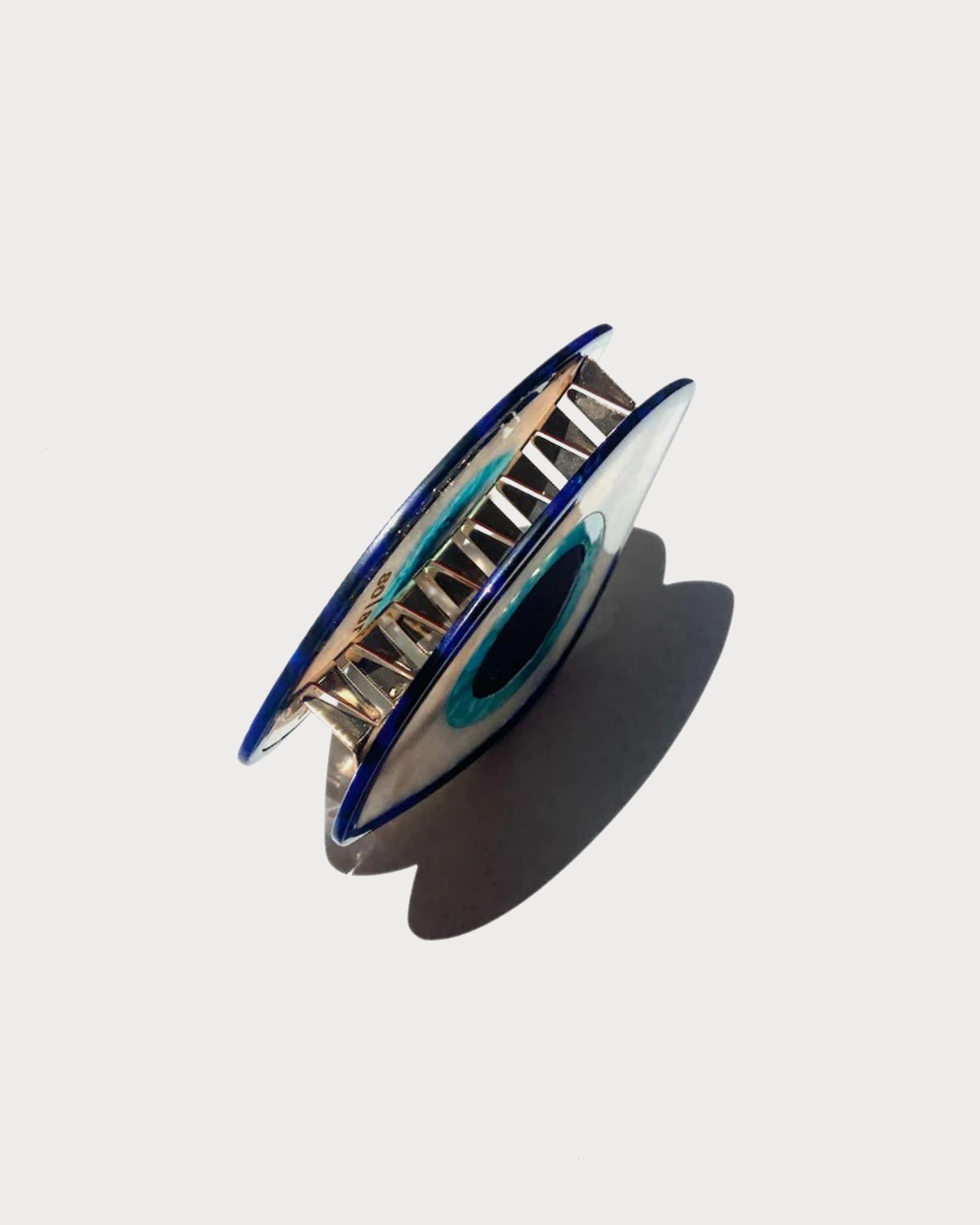 Hand-painted Evil Eye Claw Hair Clip Eco-Friendly