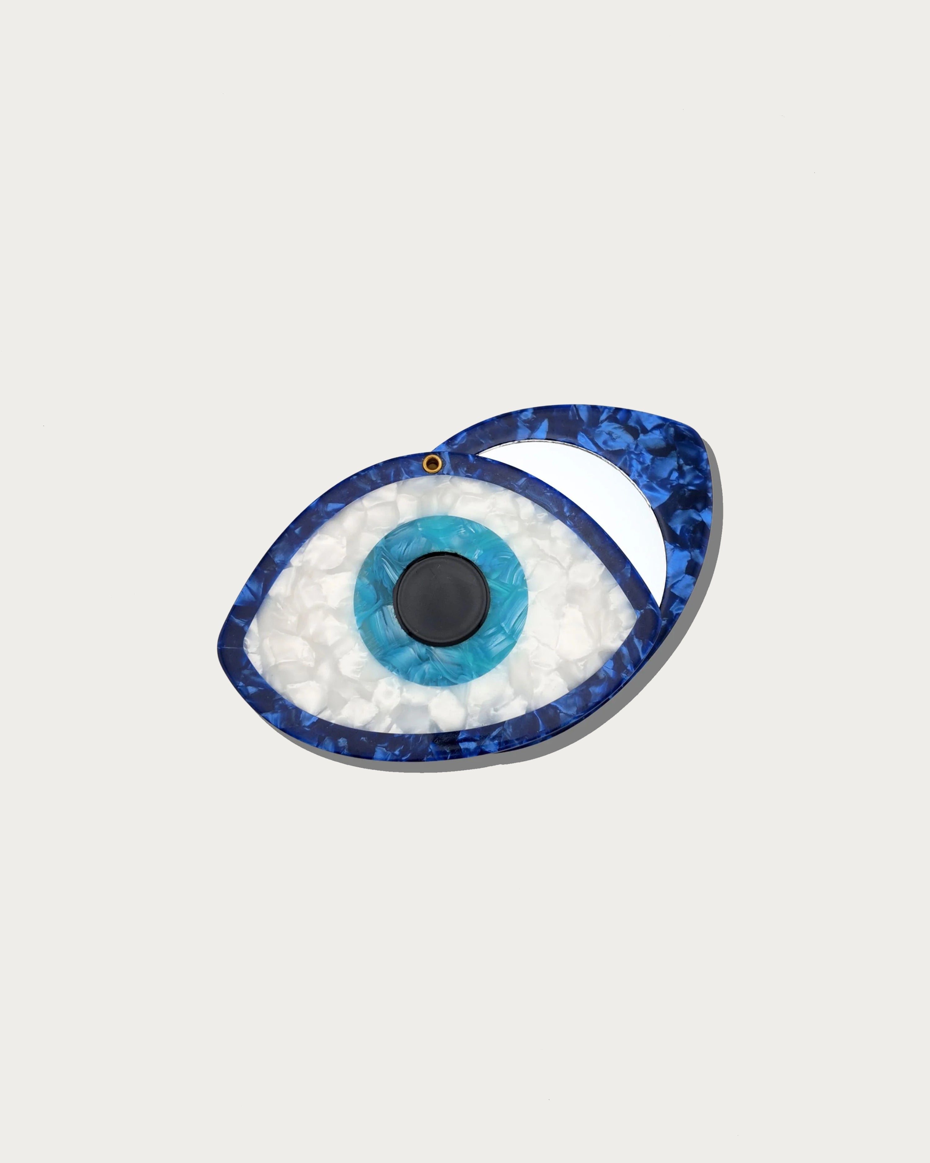 Hand-painted Evil Eye Compact Mirror Eco-Friendly