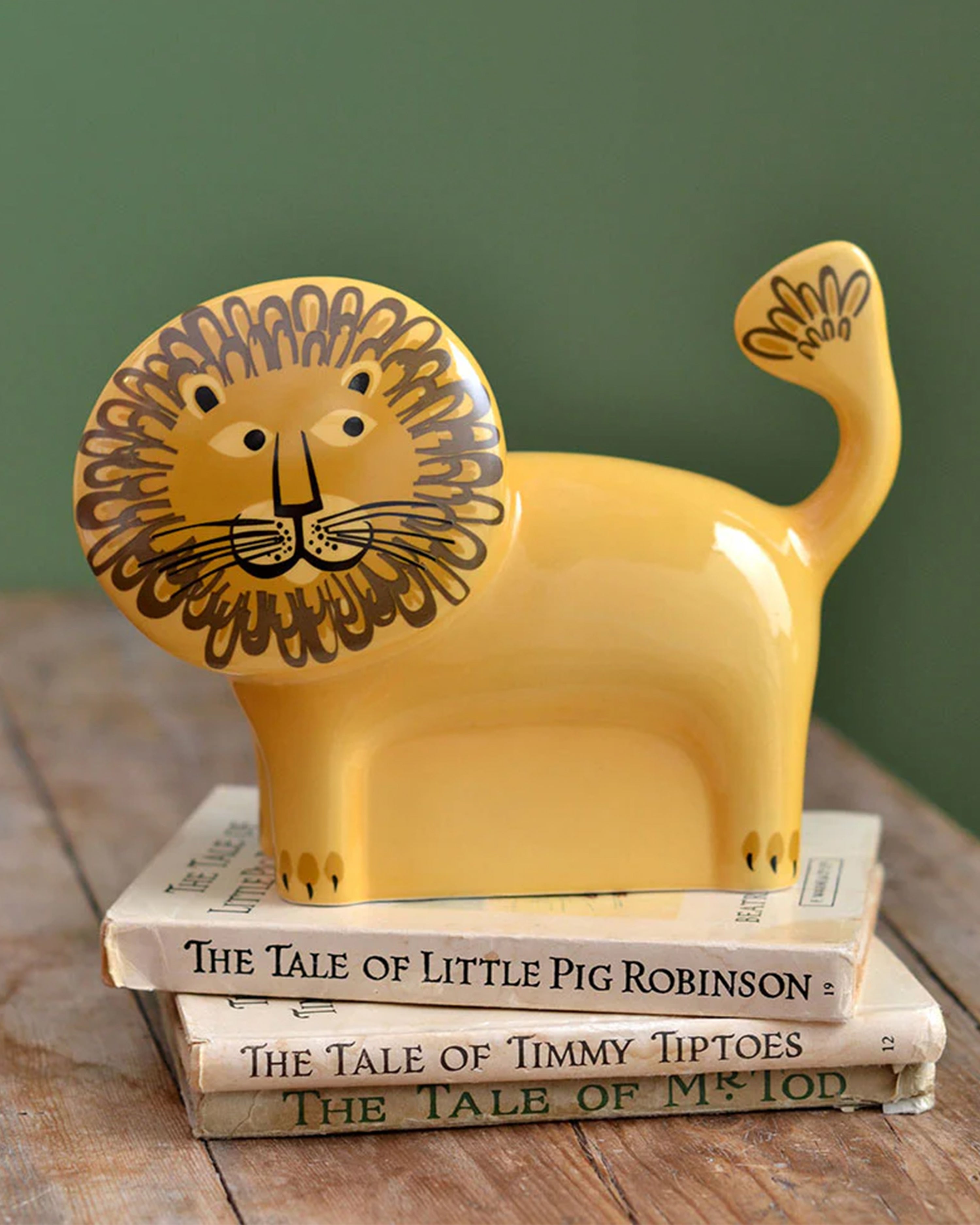 Handmade Ceramic Lion Money Box