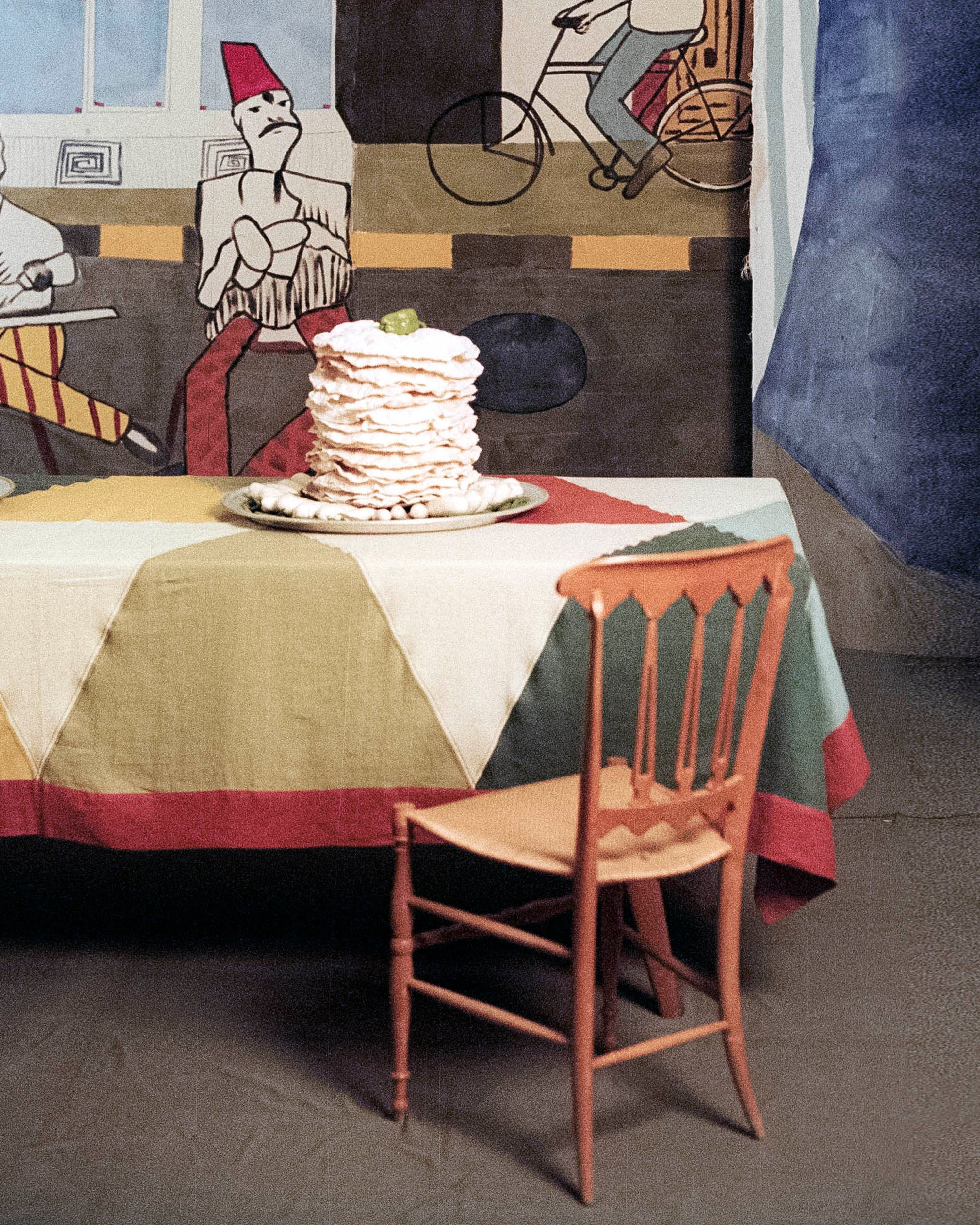 Harlequin Tablecloth in Patchwork Linen 160x300cm