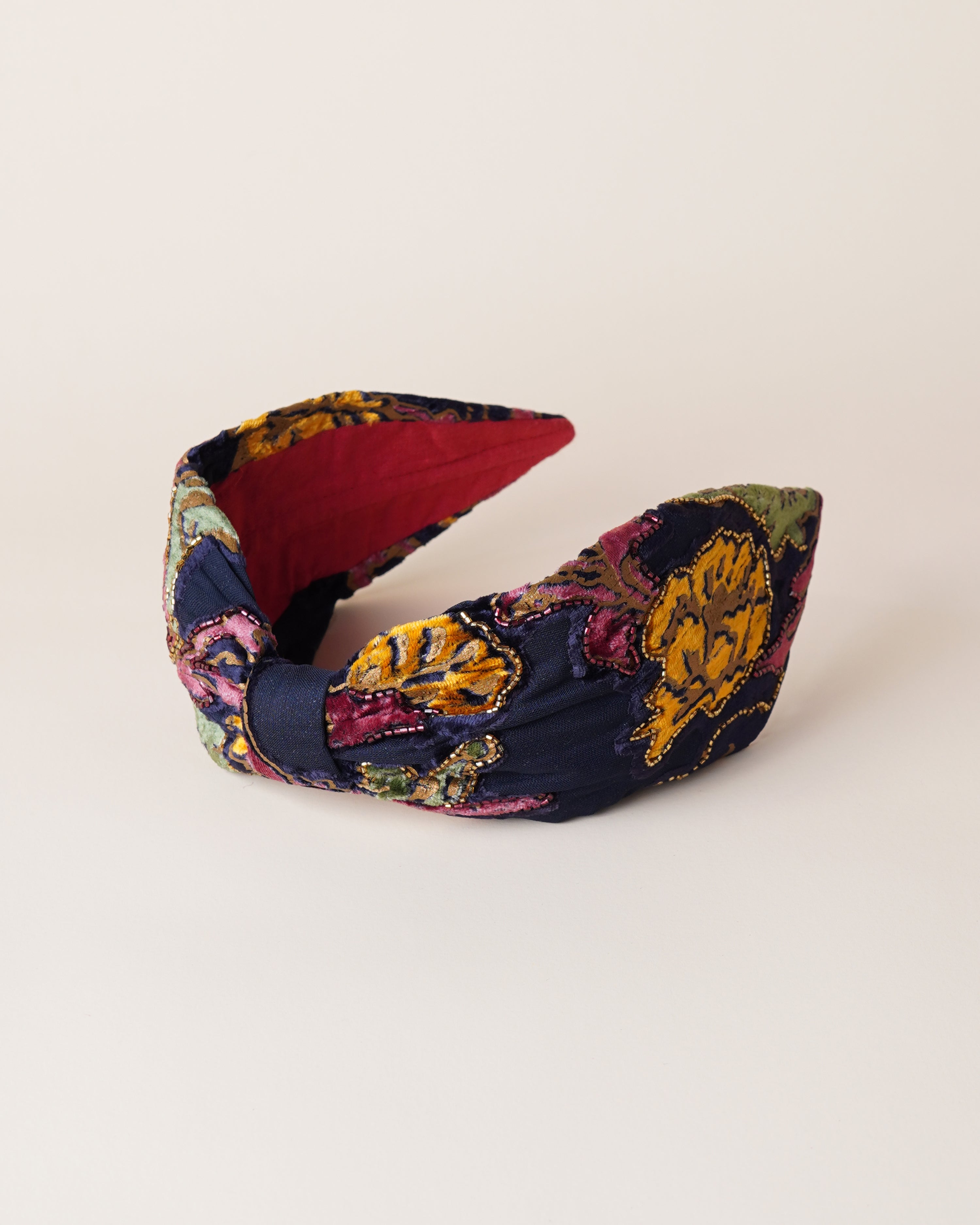 Headband Floral/Burnout Black
