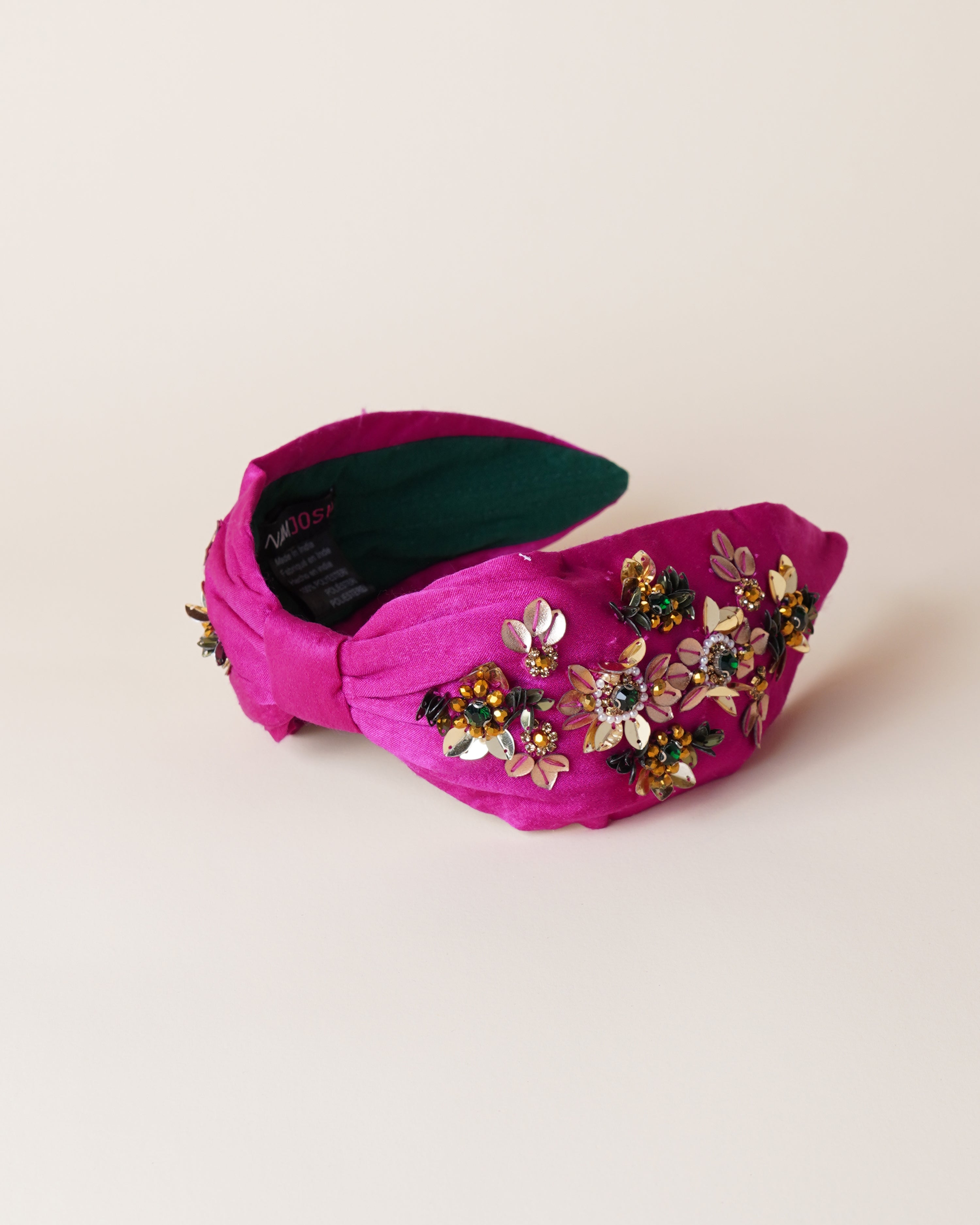 Headband Floral/Fuschia
