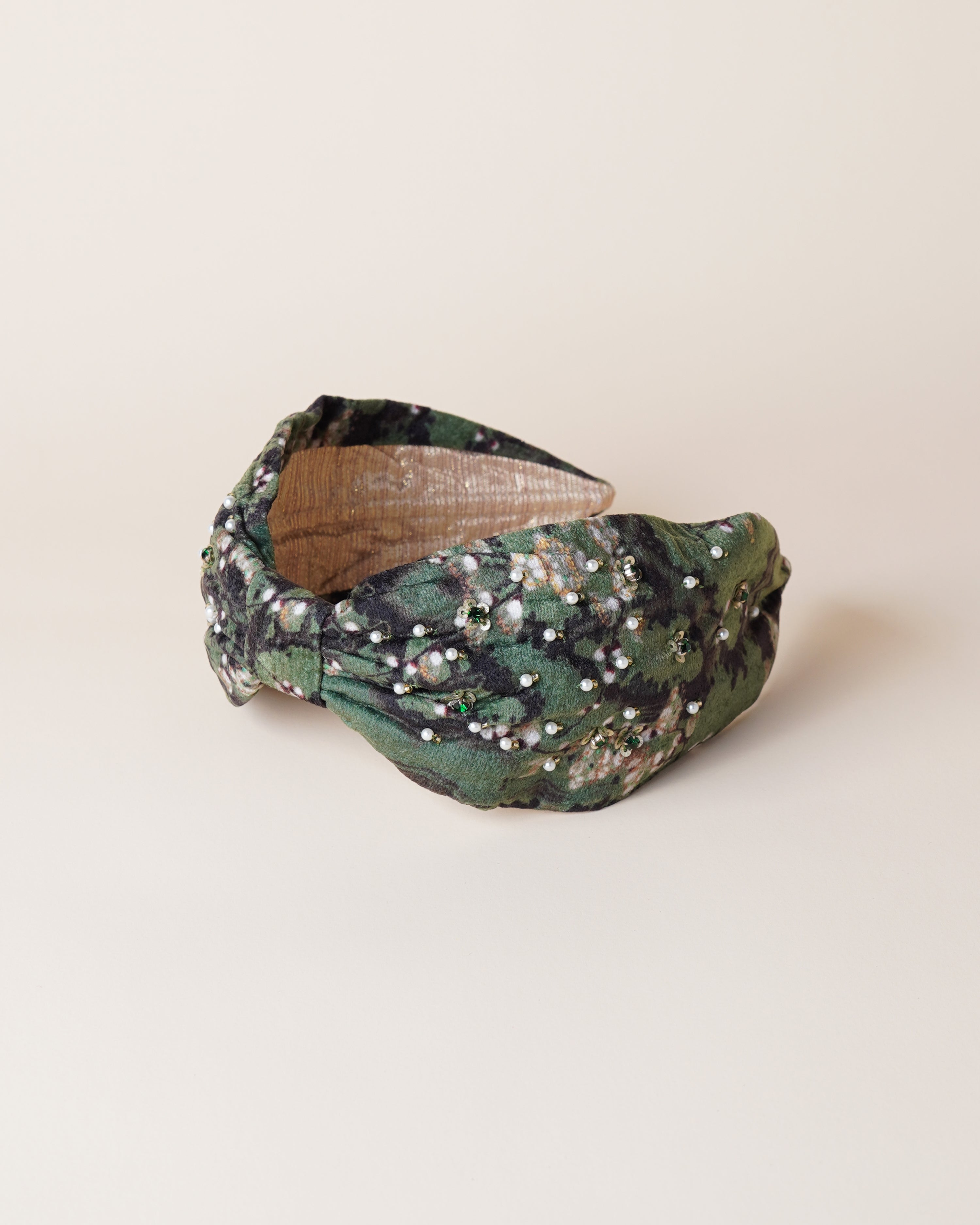 Headband Floral/Olive