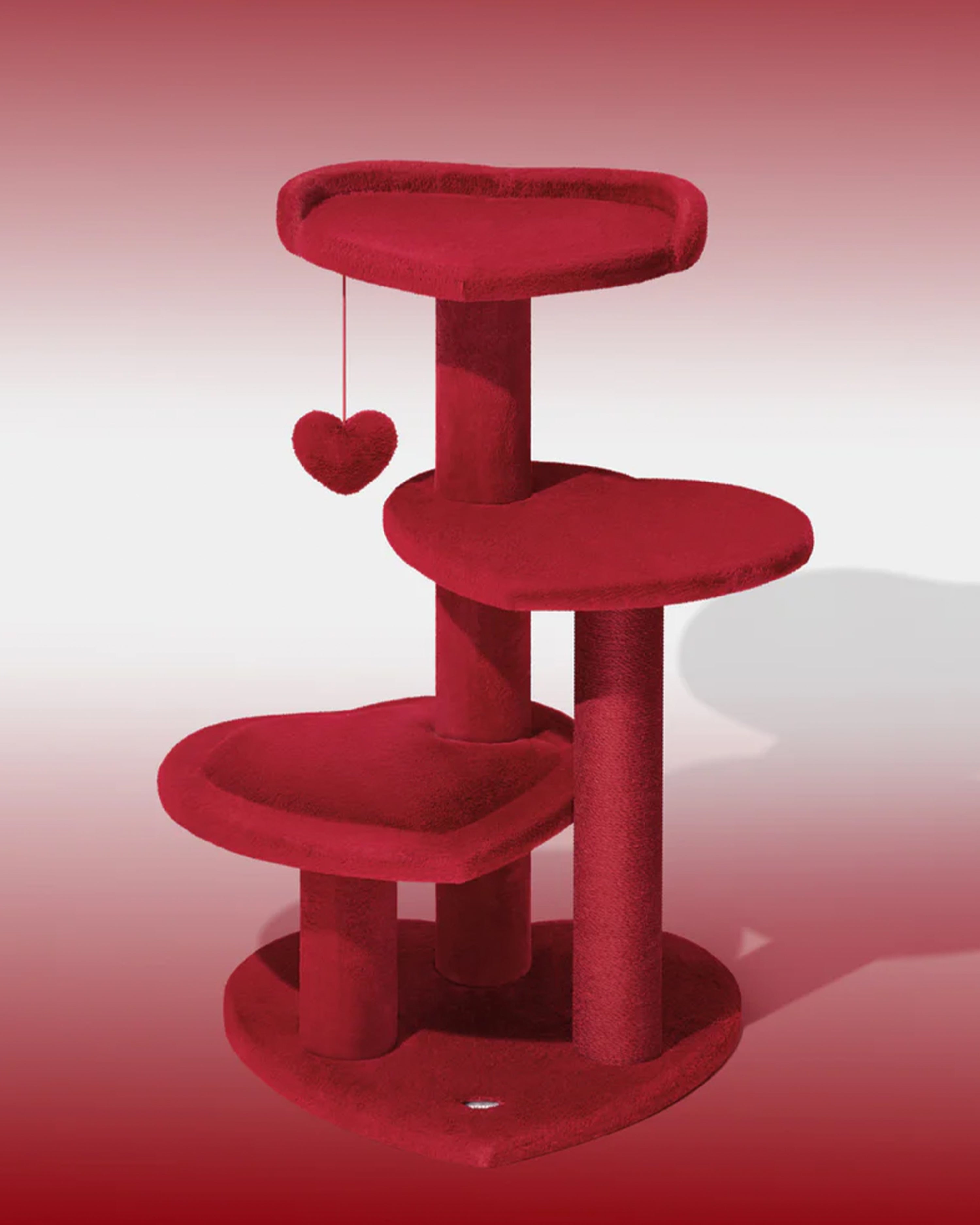 Heartpurrouge Cat Climber Four Platforms