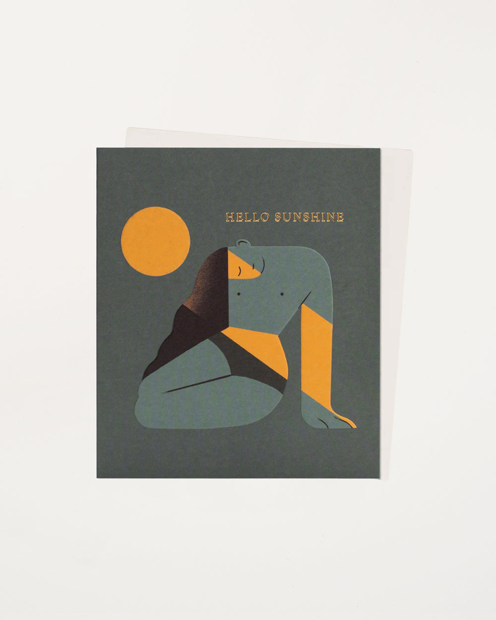 Hello Sunshine Art Note Card Ana Gaman