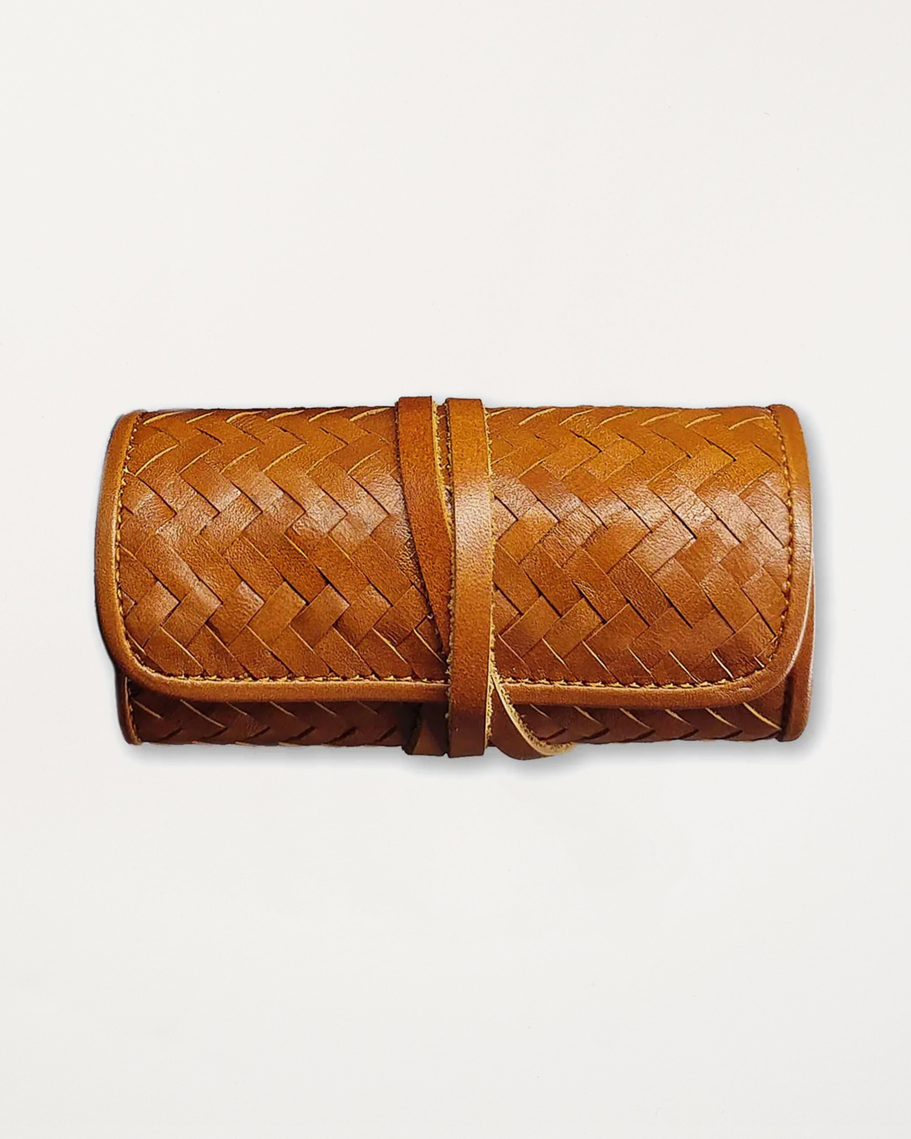 Herringbone Grooming Roll, Tan