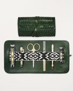 Herringbone Grooming Roll, Racing Green